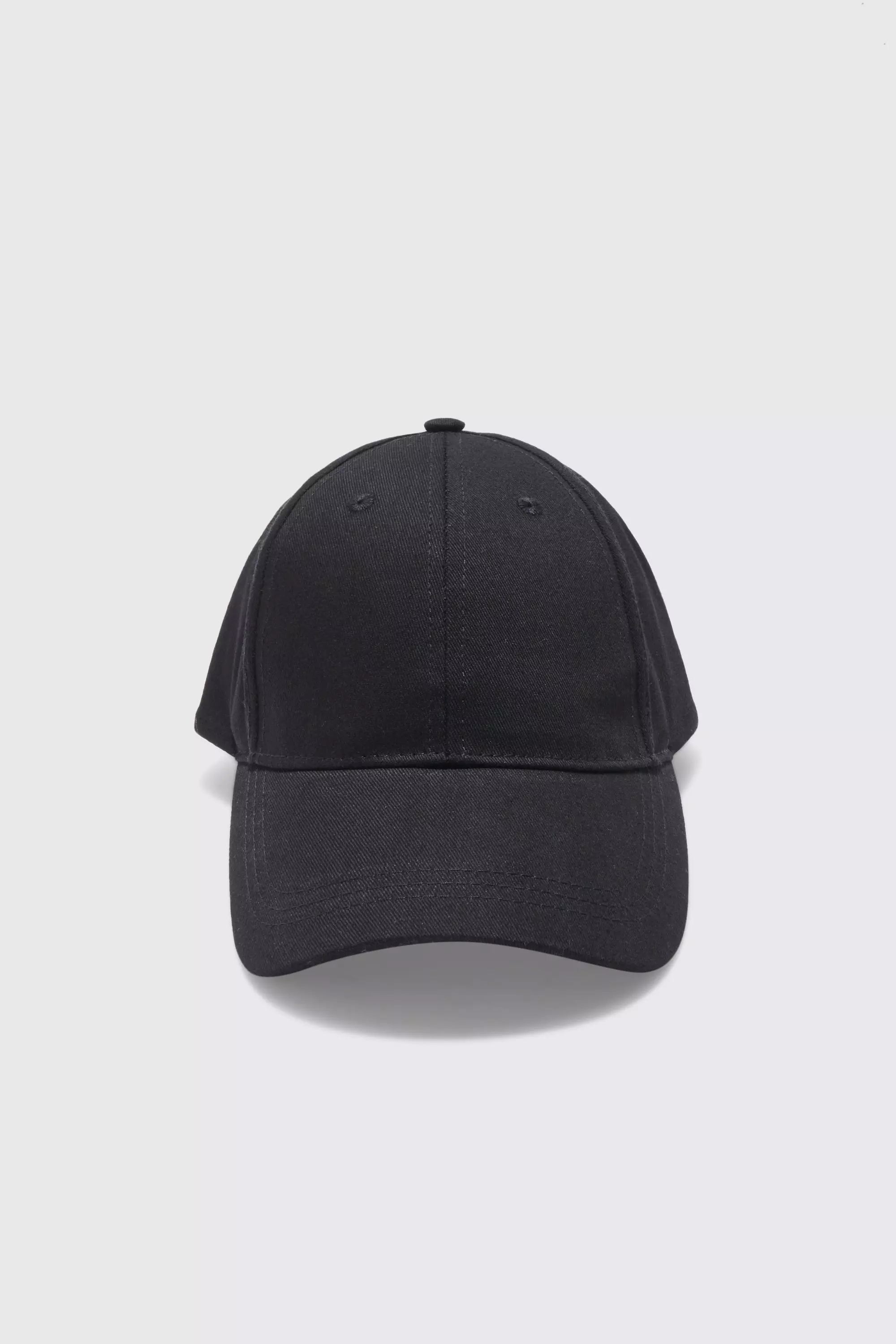 Black Plain Cap alternative image