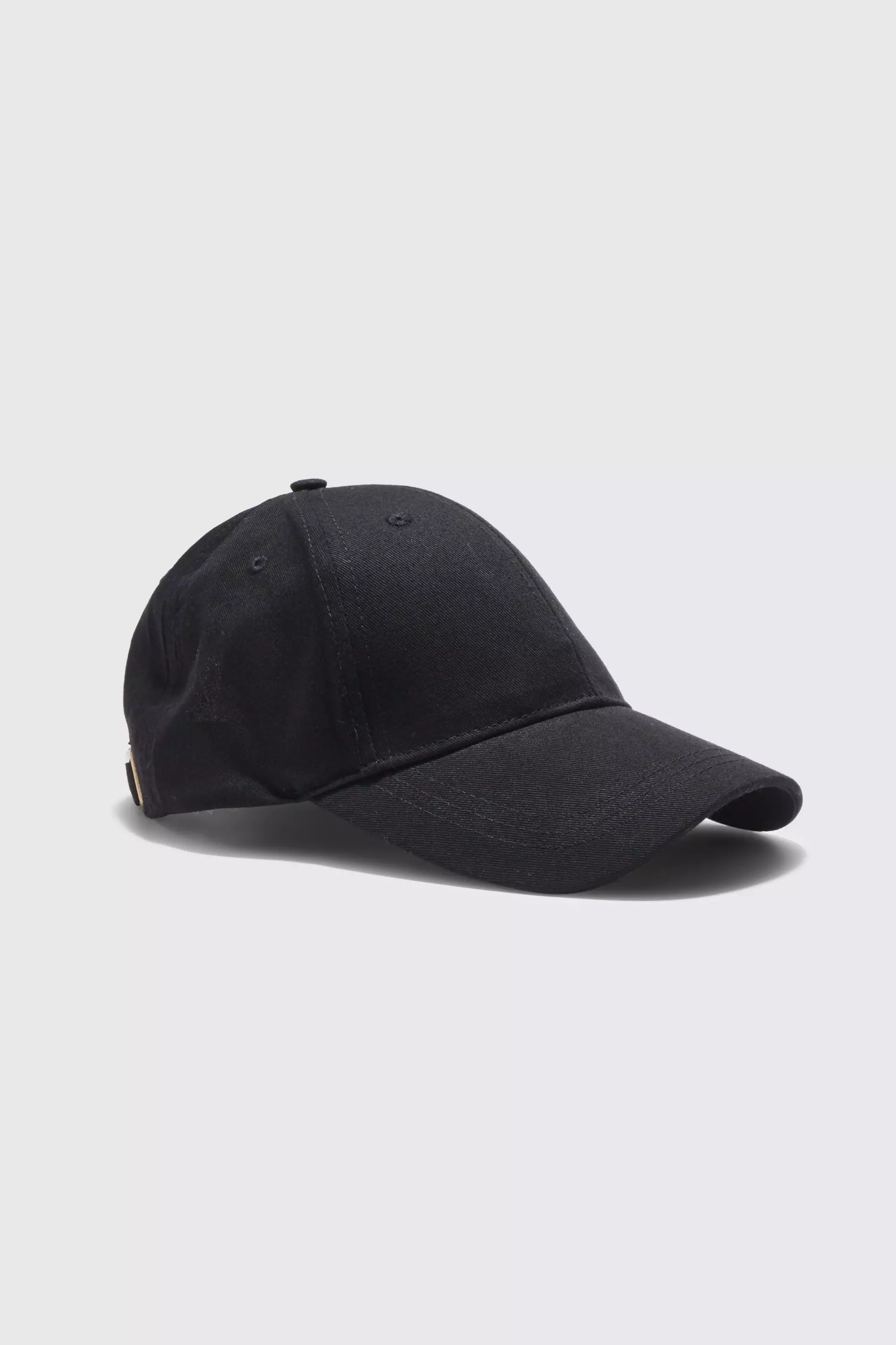 Black Plain Cap alternative image