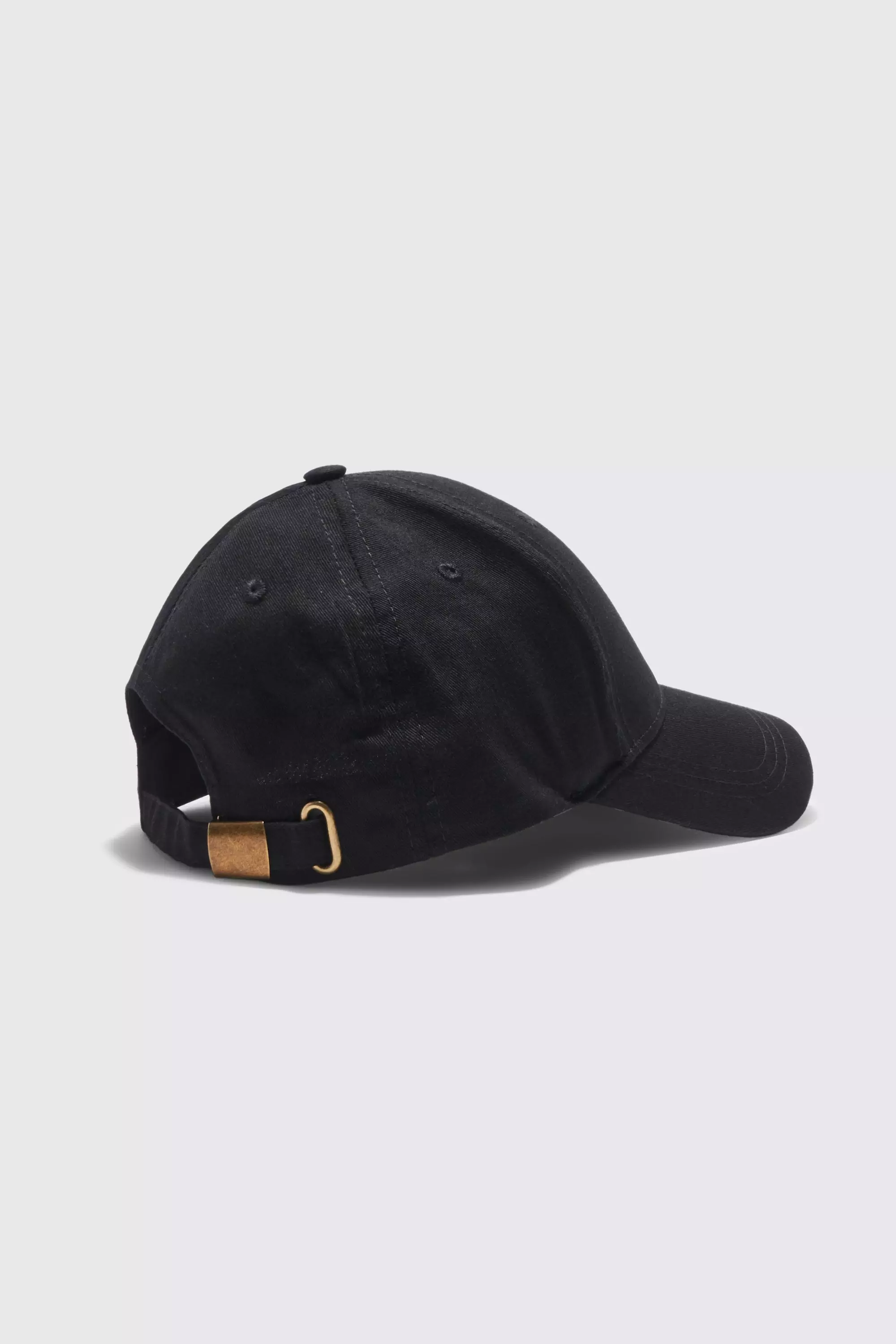 Black Plain Cap alternative image