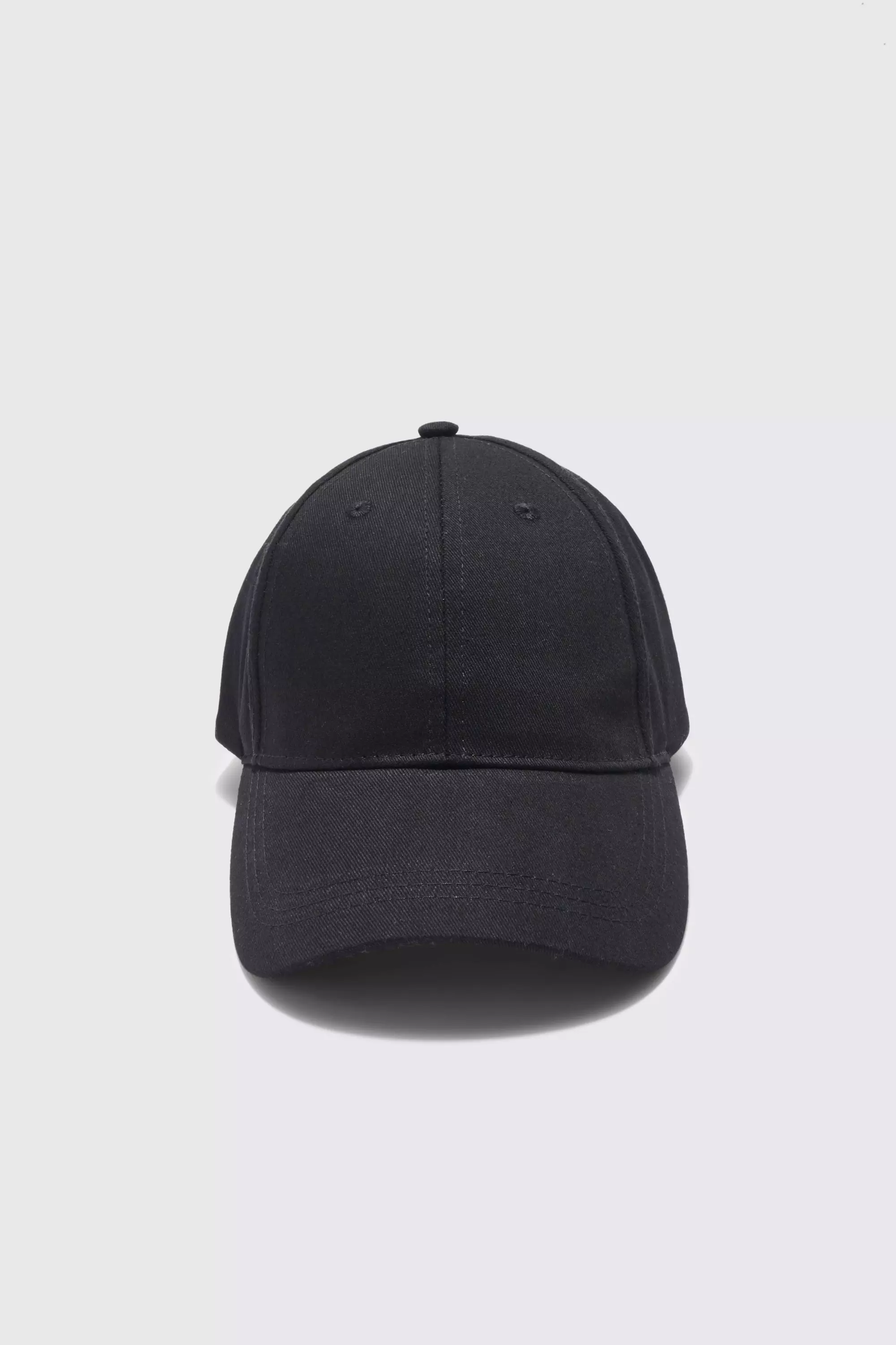 Black Plain Cap alternative image