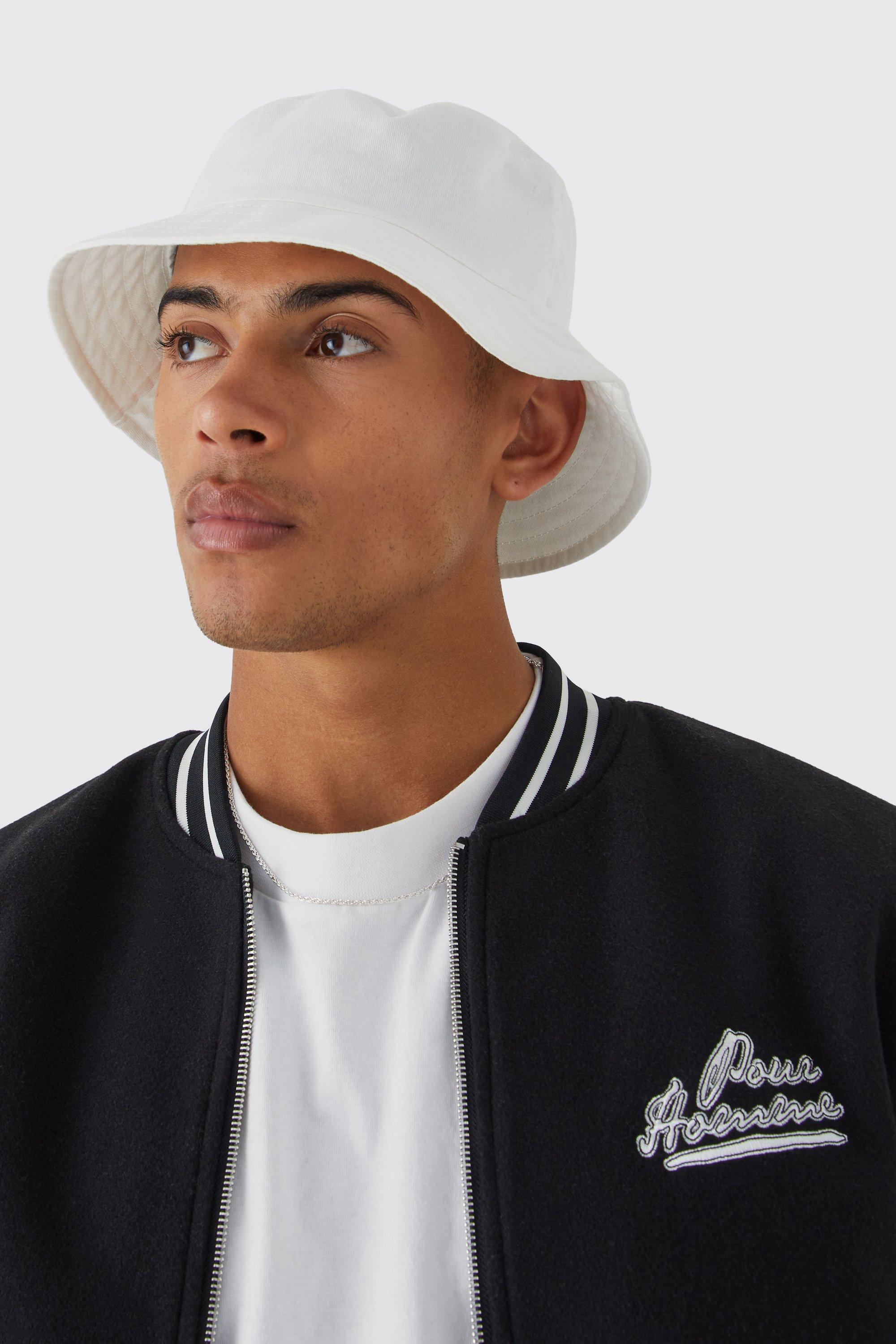 White bucket hat store uk