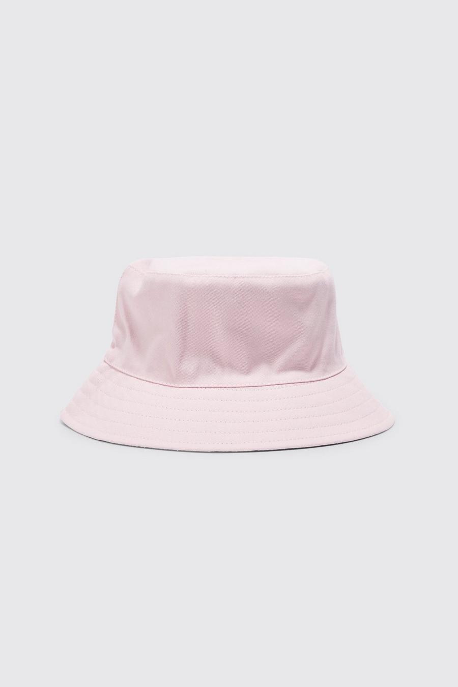 Pink Reversible Bucket Hat   