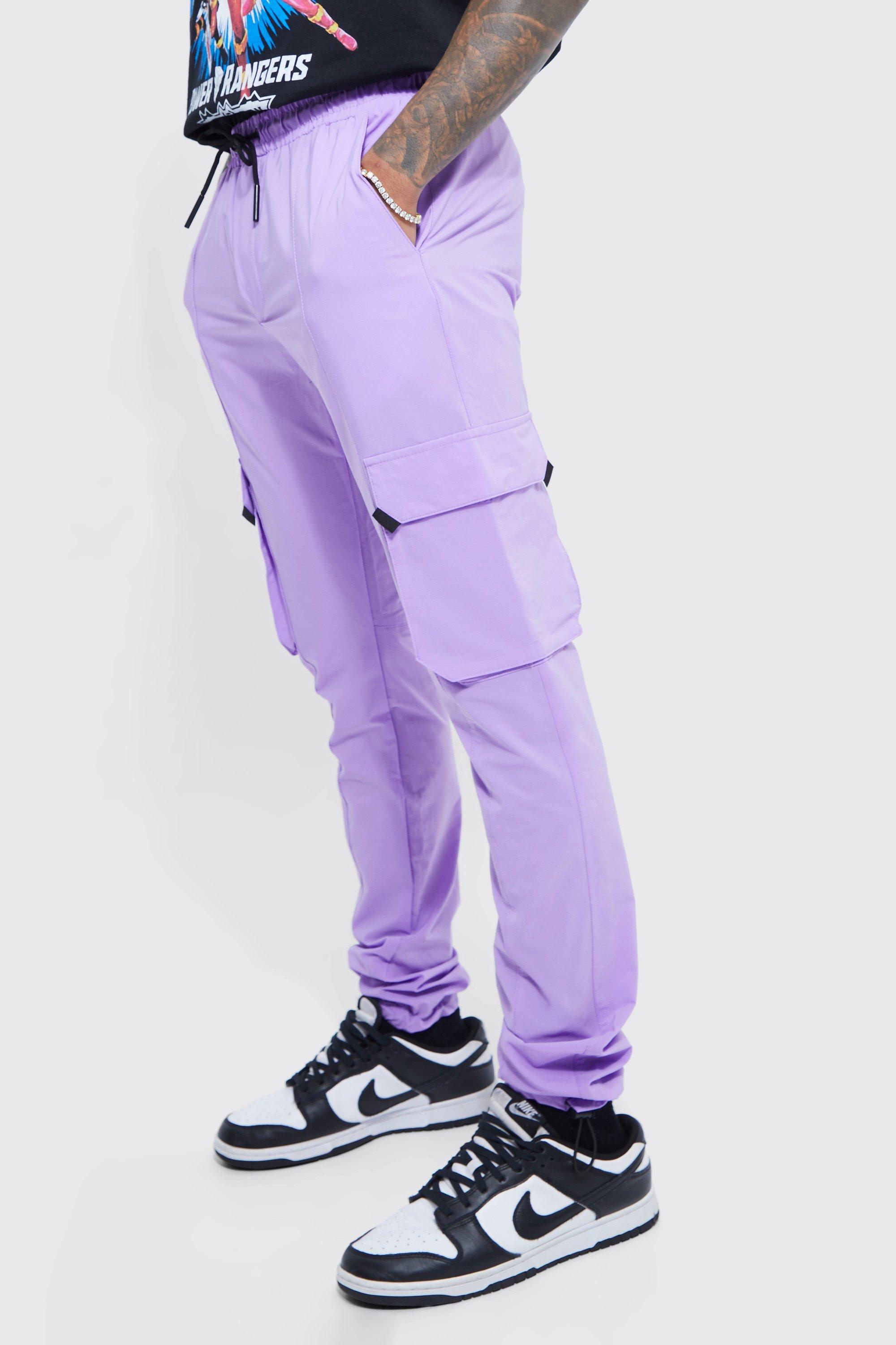 light purple cargo pants