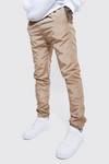 Elastic Waist Slim Fit Toggle Jogger