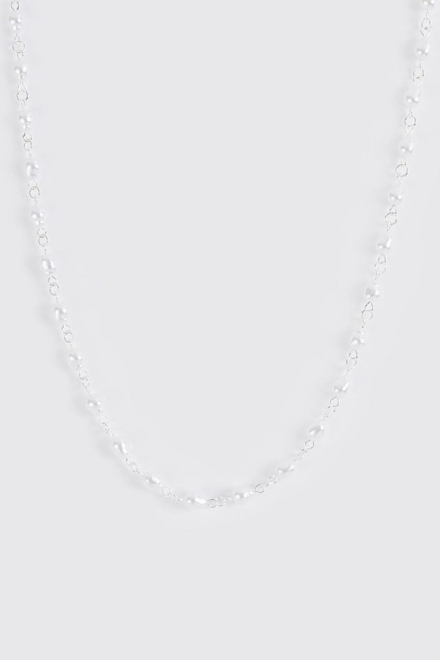White Pearl Necklace image number 1