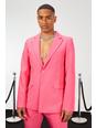 Fuchsia Slim Fit Single Breasted Suit Jacket