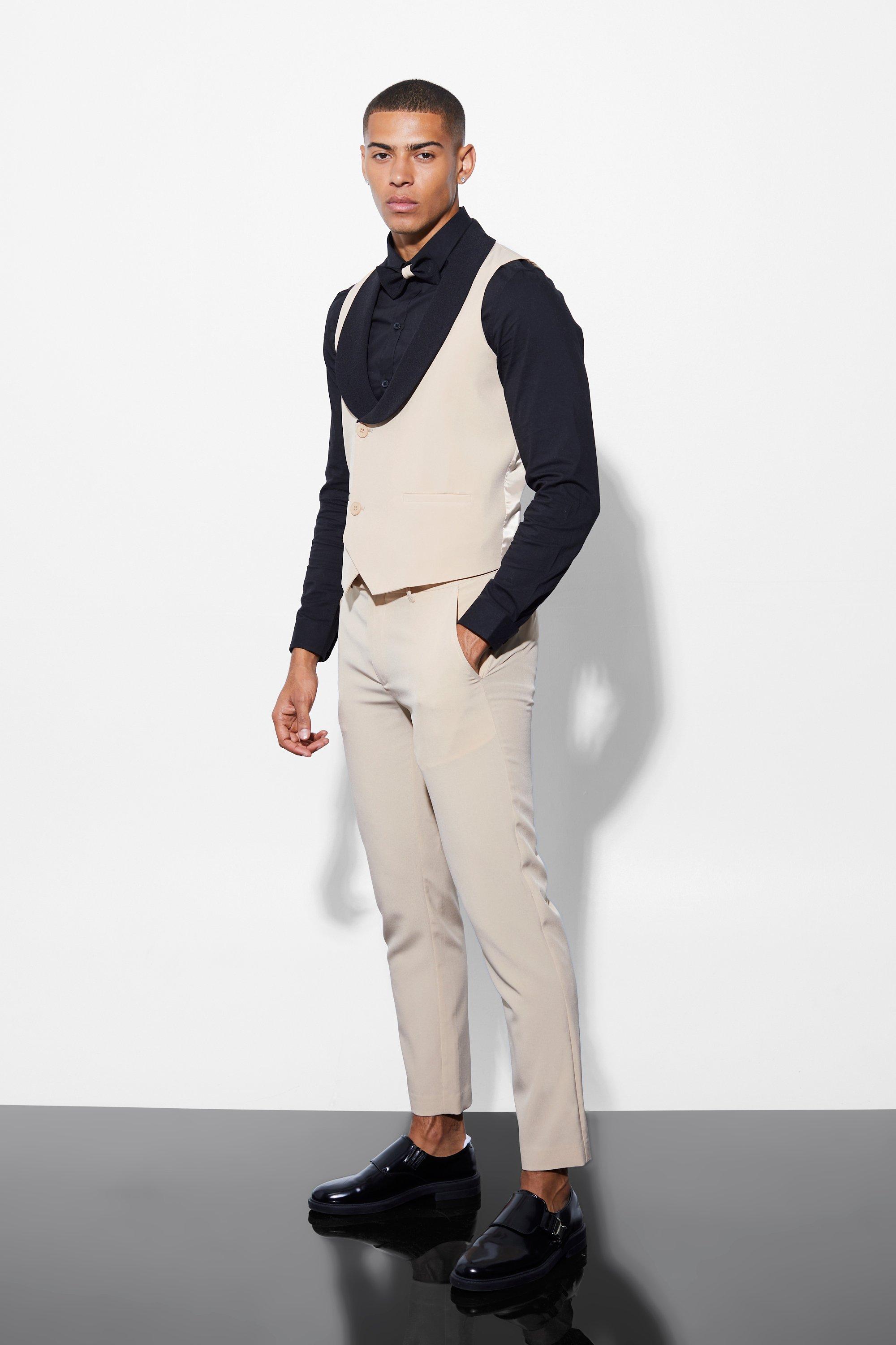 Skinny cropped mens on sale trousers