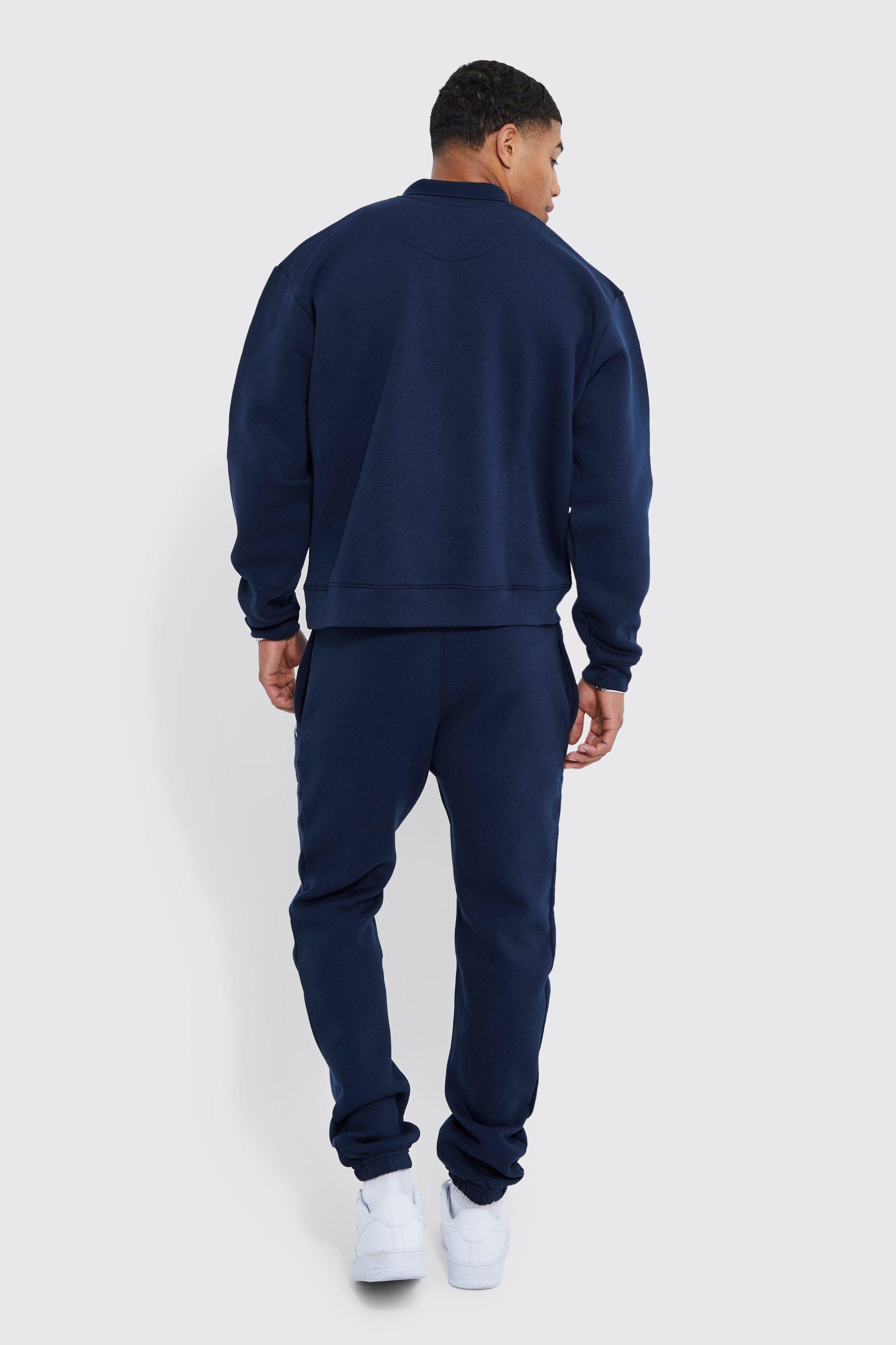 Oversized Homme Rugby Polo Tracksuit