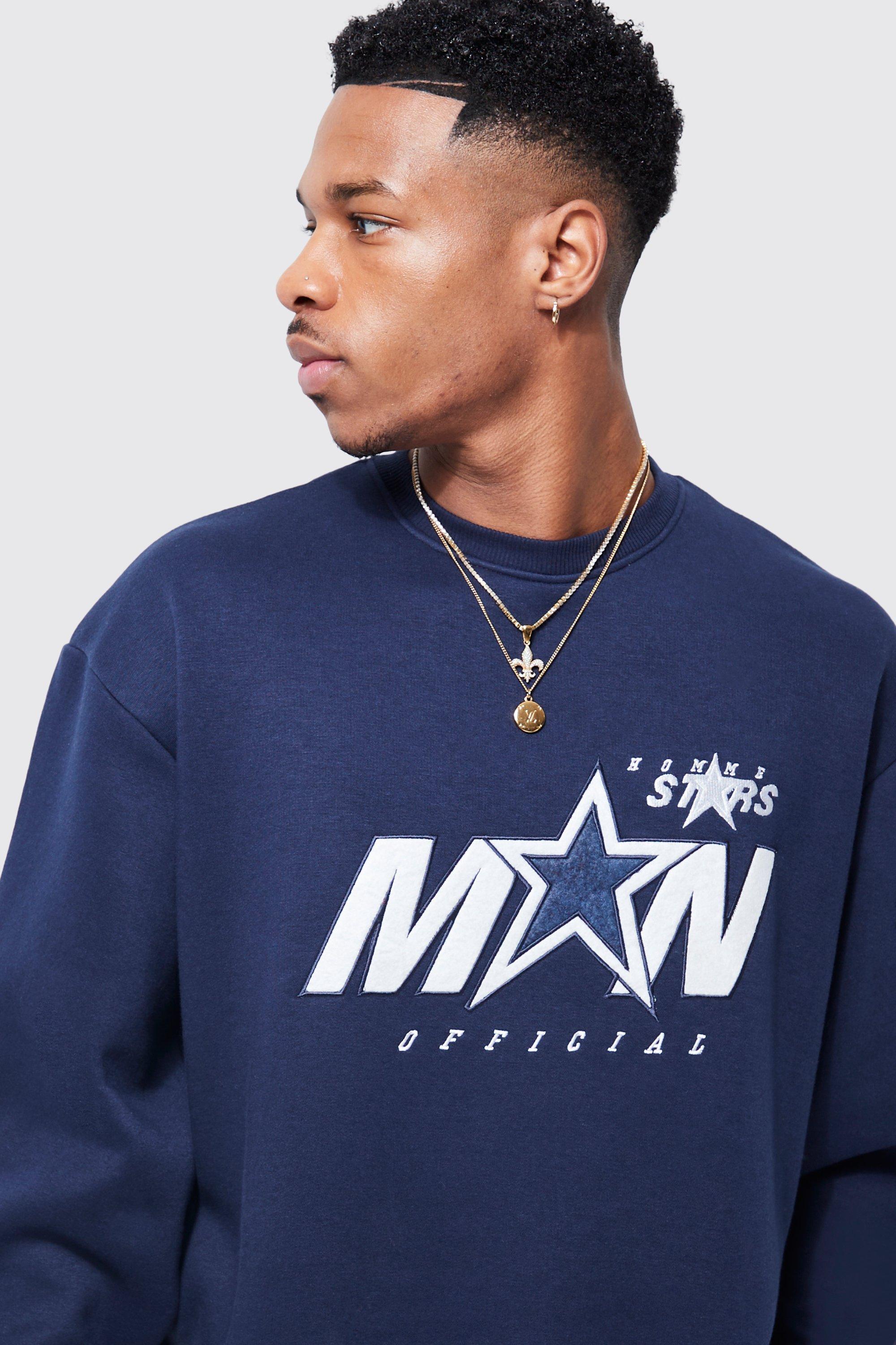 Navy 2025 star sweatshirt