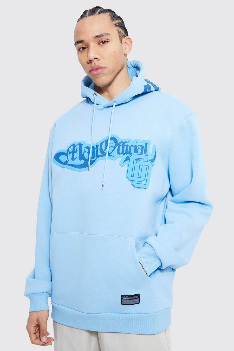 Tall Oversize Hoodie, Light blue image number 1