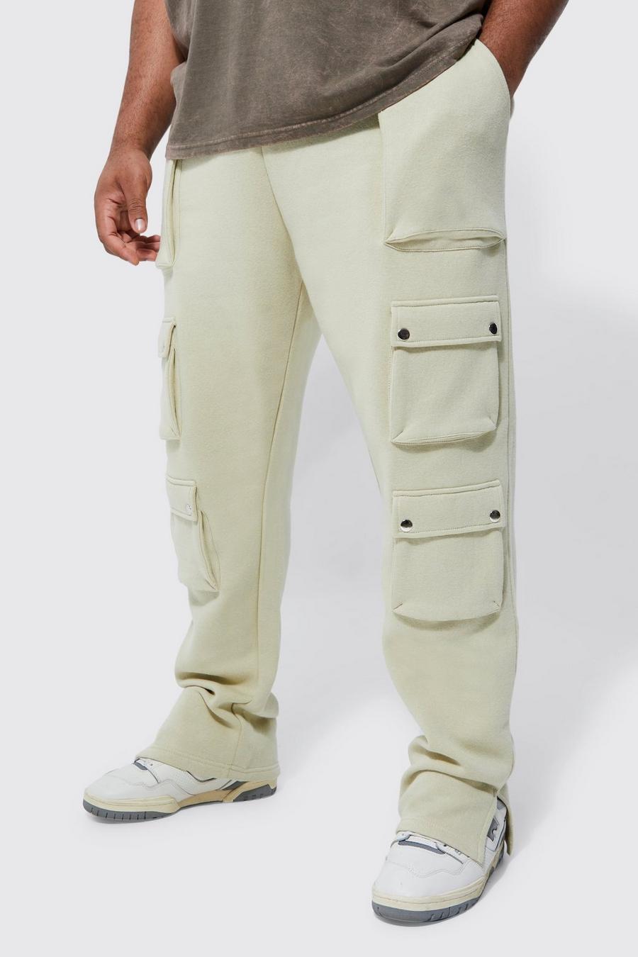 3D Pockets Cargo Pants (Cream)