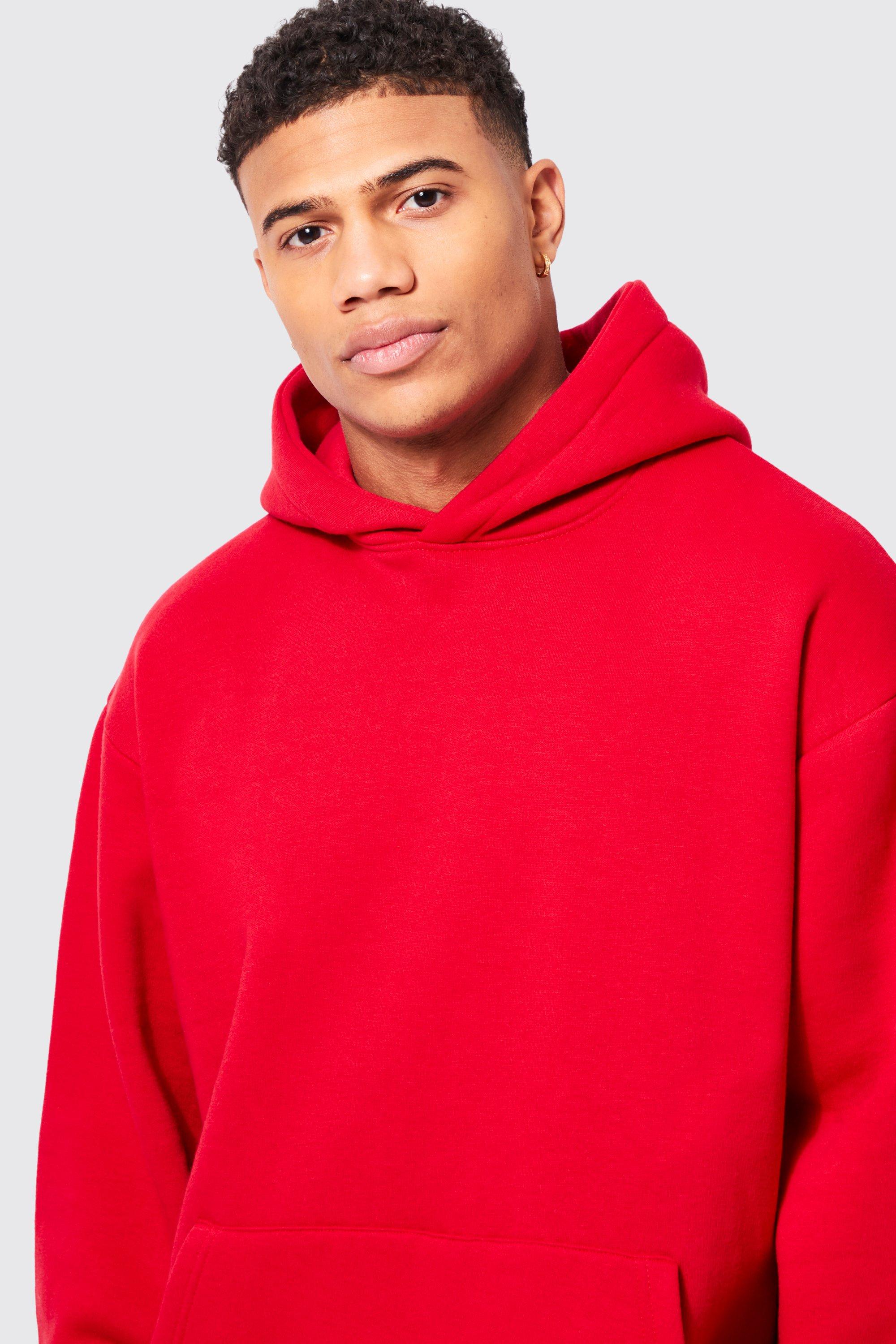 Red store oversized hoodie