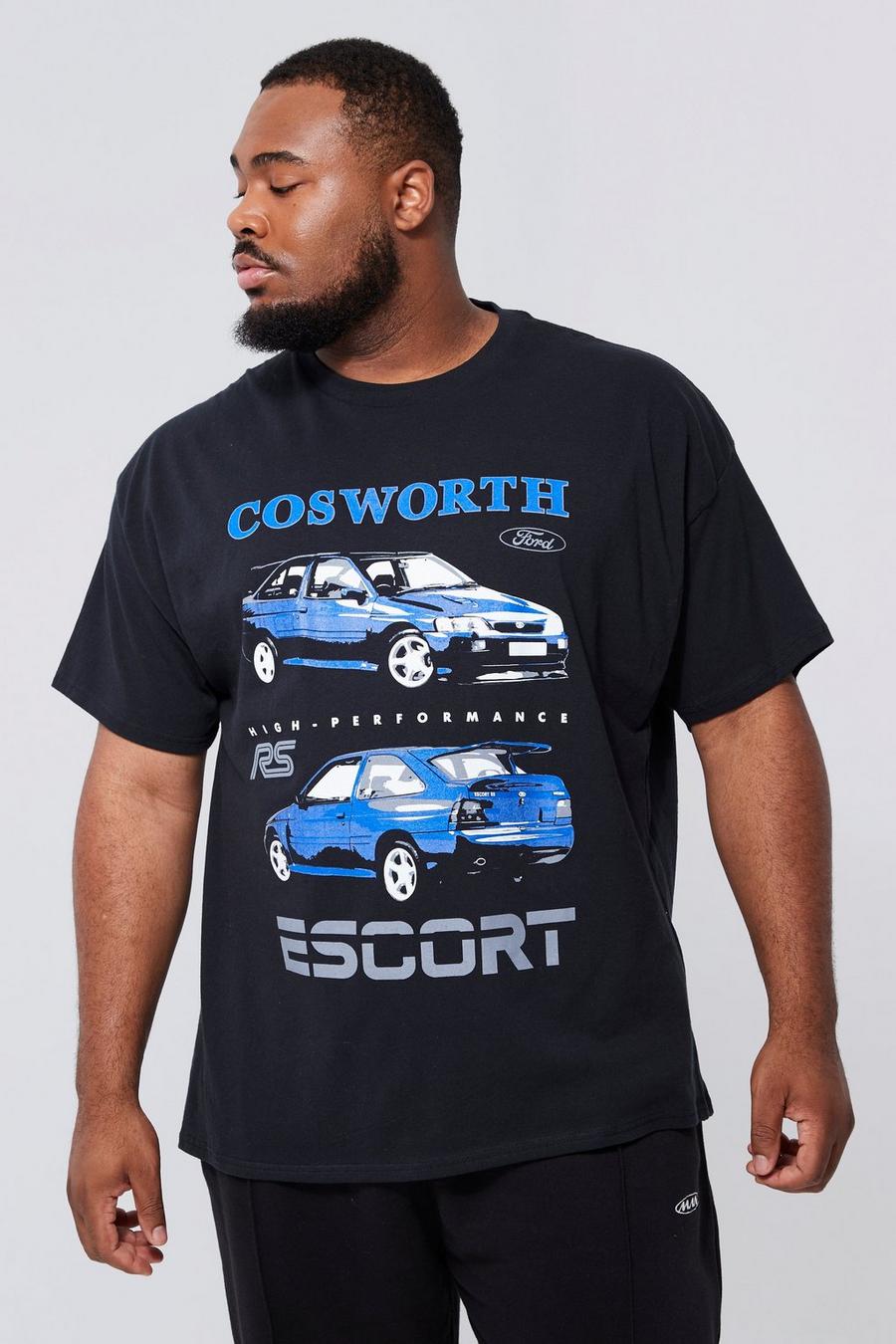 Black Plus Cosworth License T-shirt image number 1