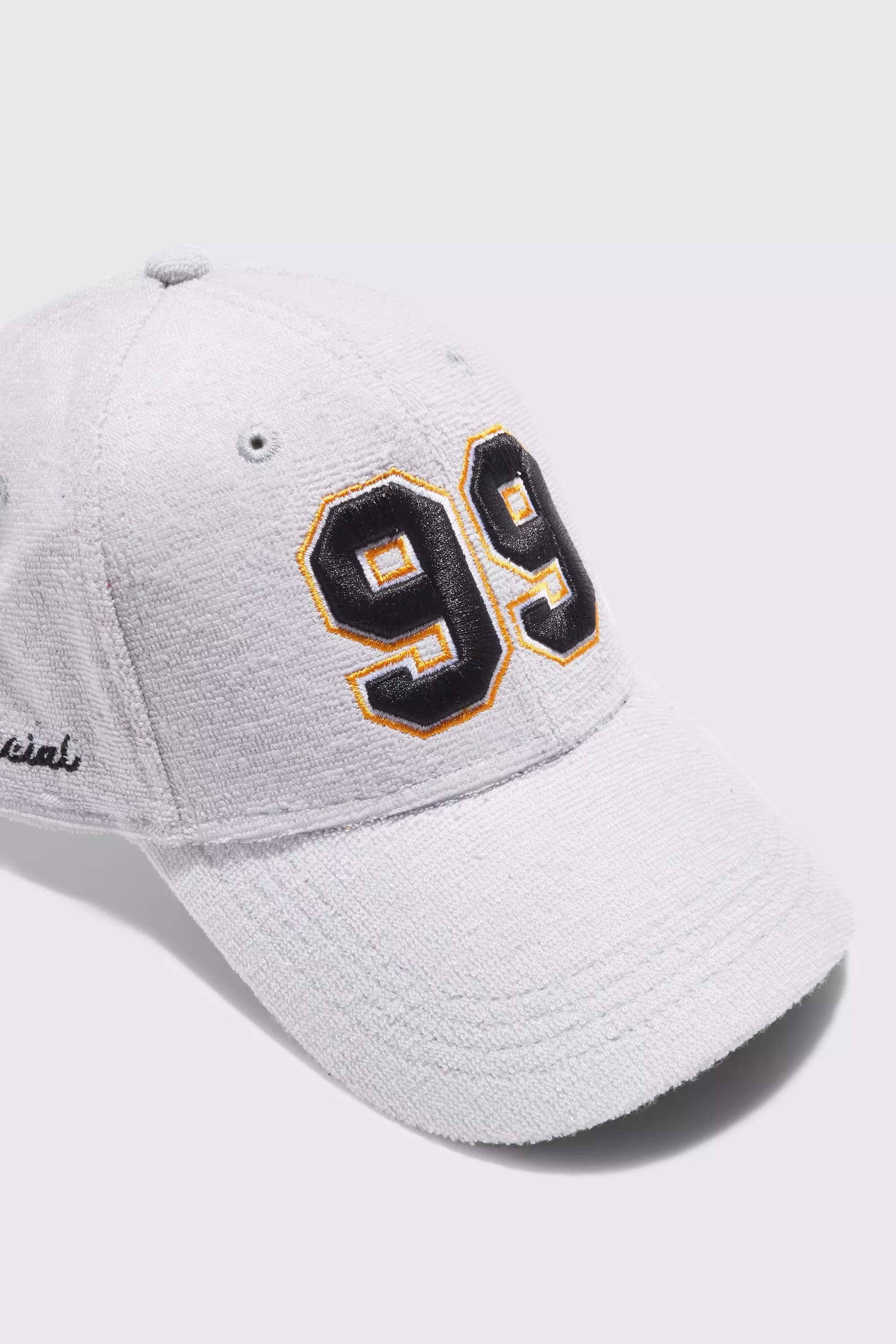 Grey Varsity Badge Towelling Cap alternative image