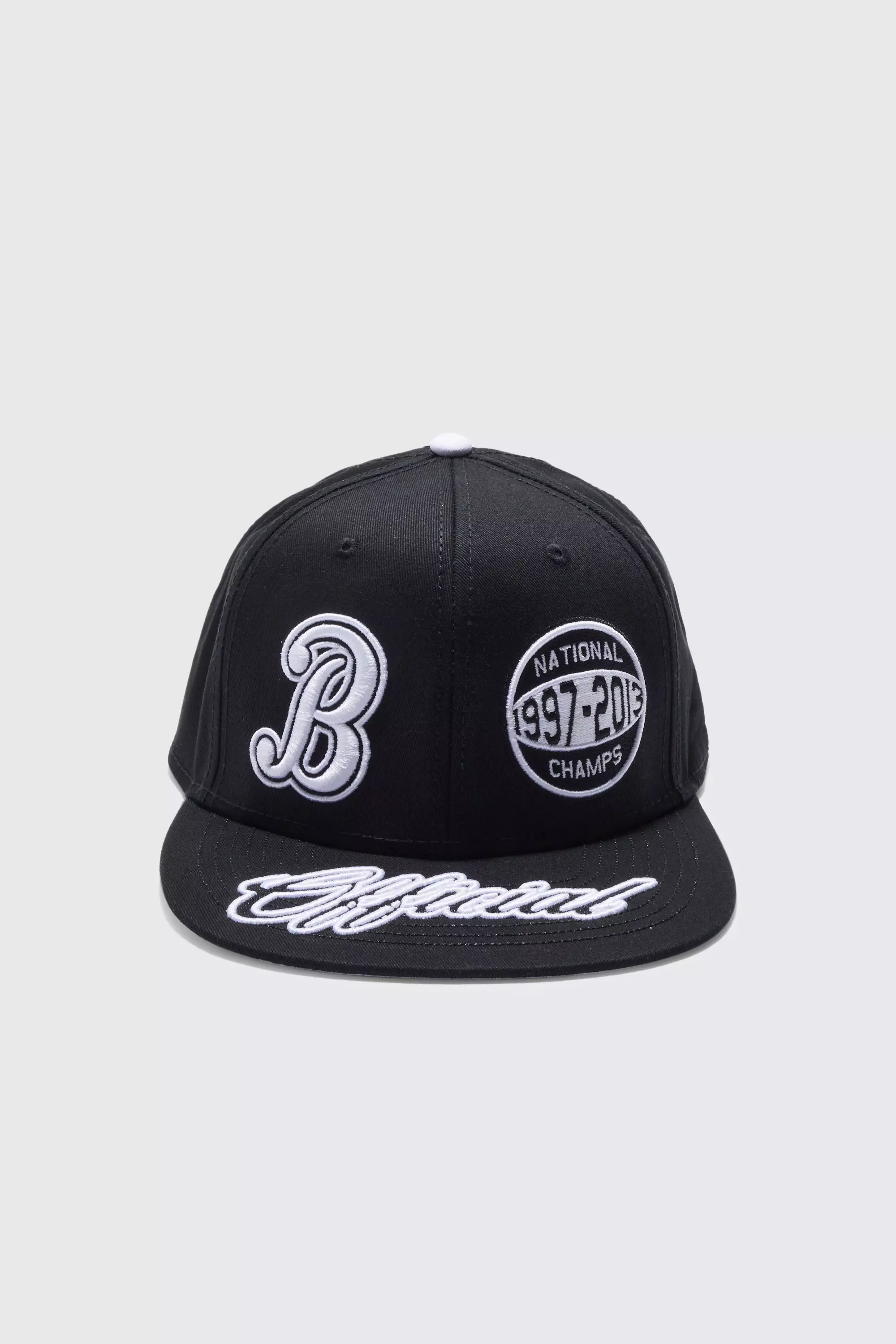 Black Official Embroidered Snapback alternative image