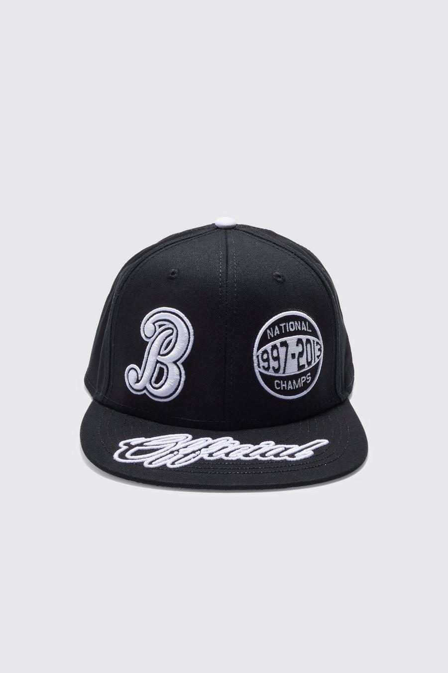 Black negro Official Embroidered Snapback