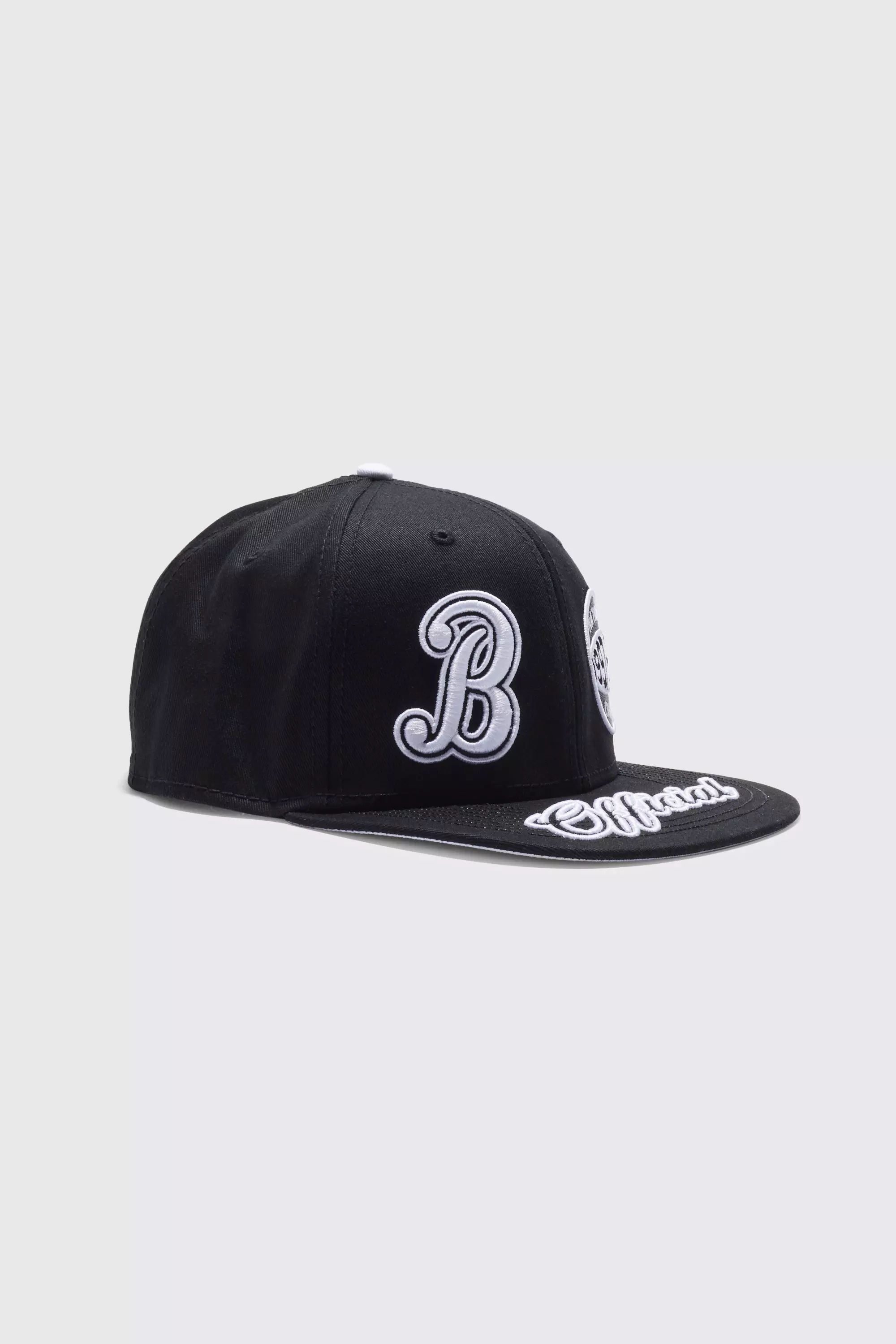 Black Official Embroidered Snapback alternative image