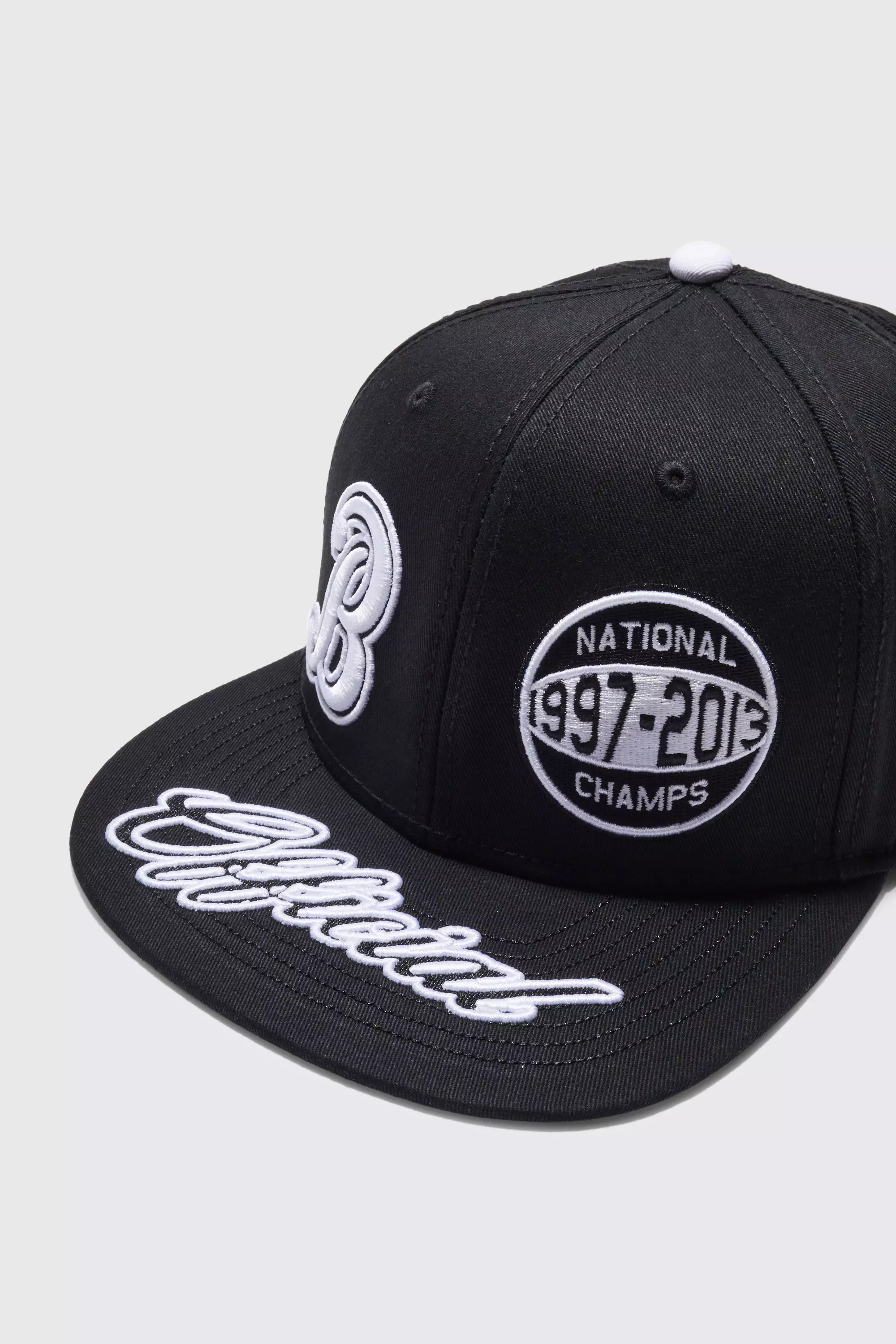 Black Official Embroidered Snapback alternative image