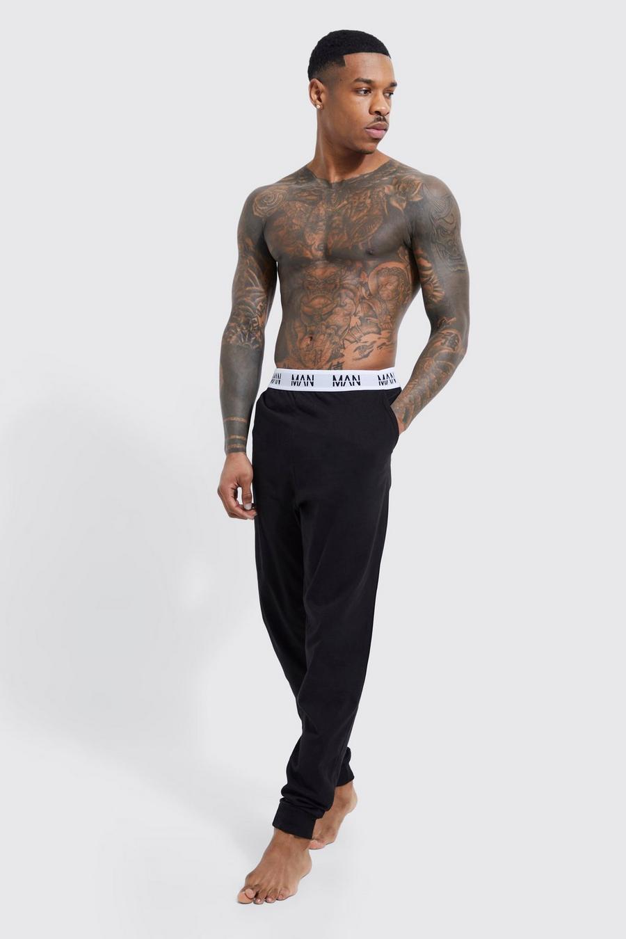 Man Dash Loungewear-Jogginghose, Black image number 1