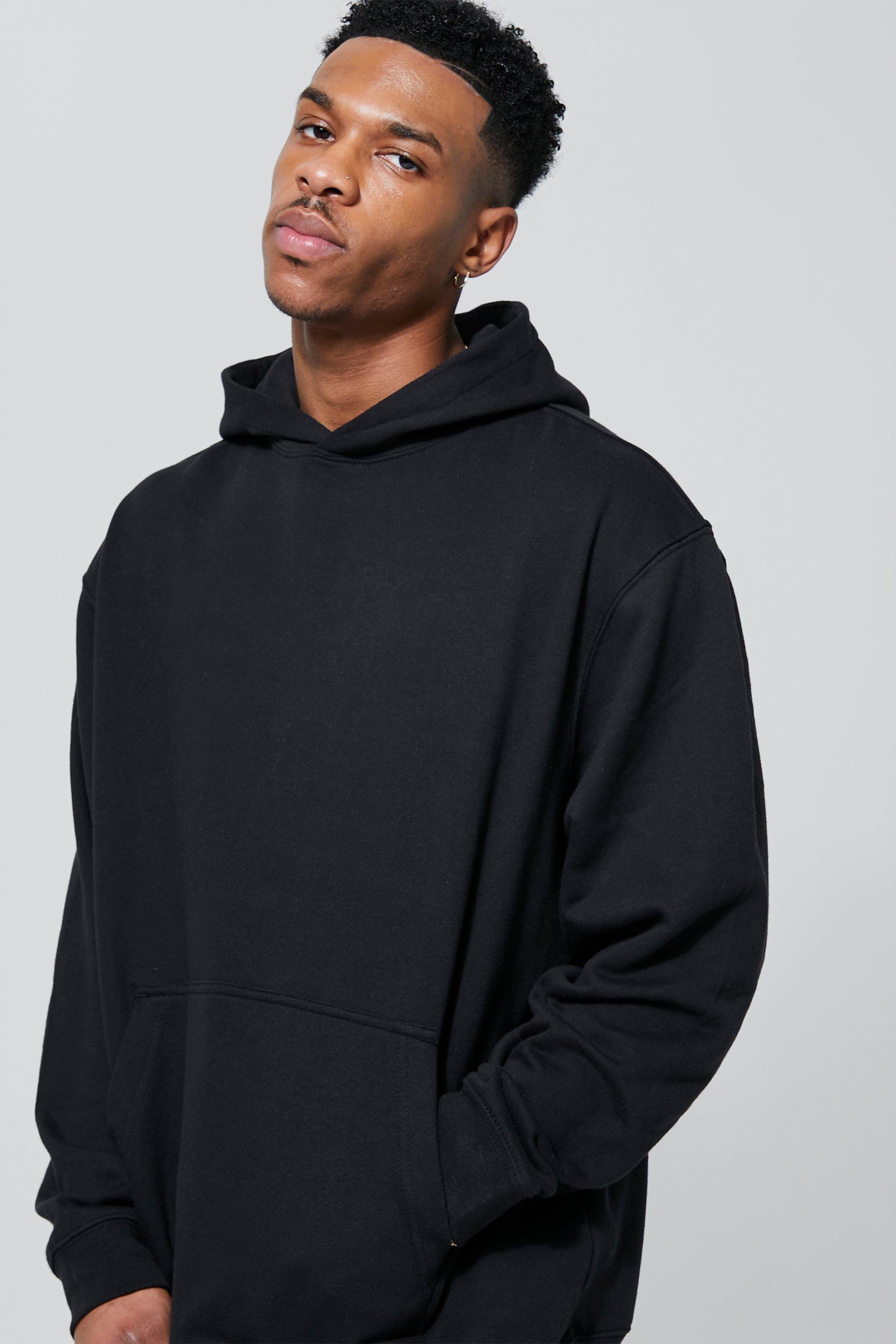 ASOS Design Unisex Oversized Hoodie with NFL Logo Prints in Black