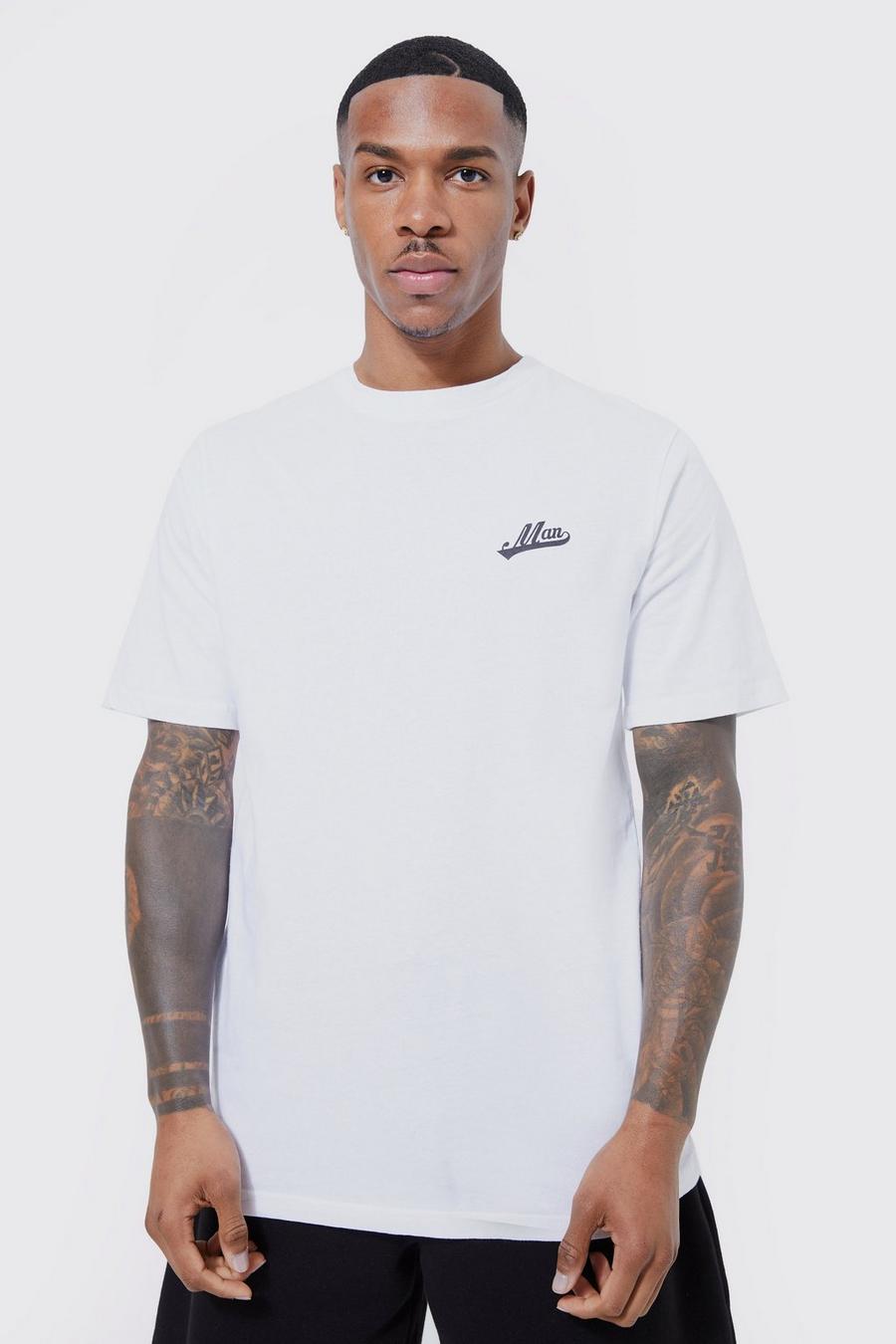 White Man Basic Crew Neck T-shirt image number 1