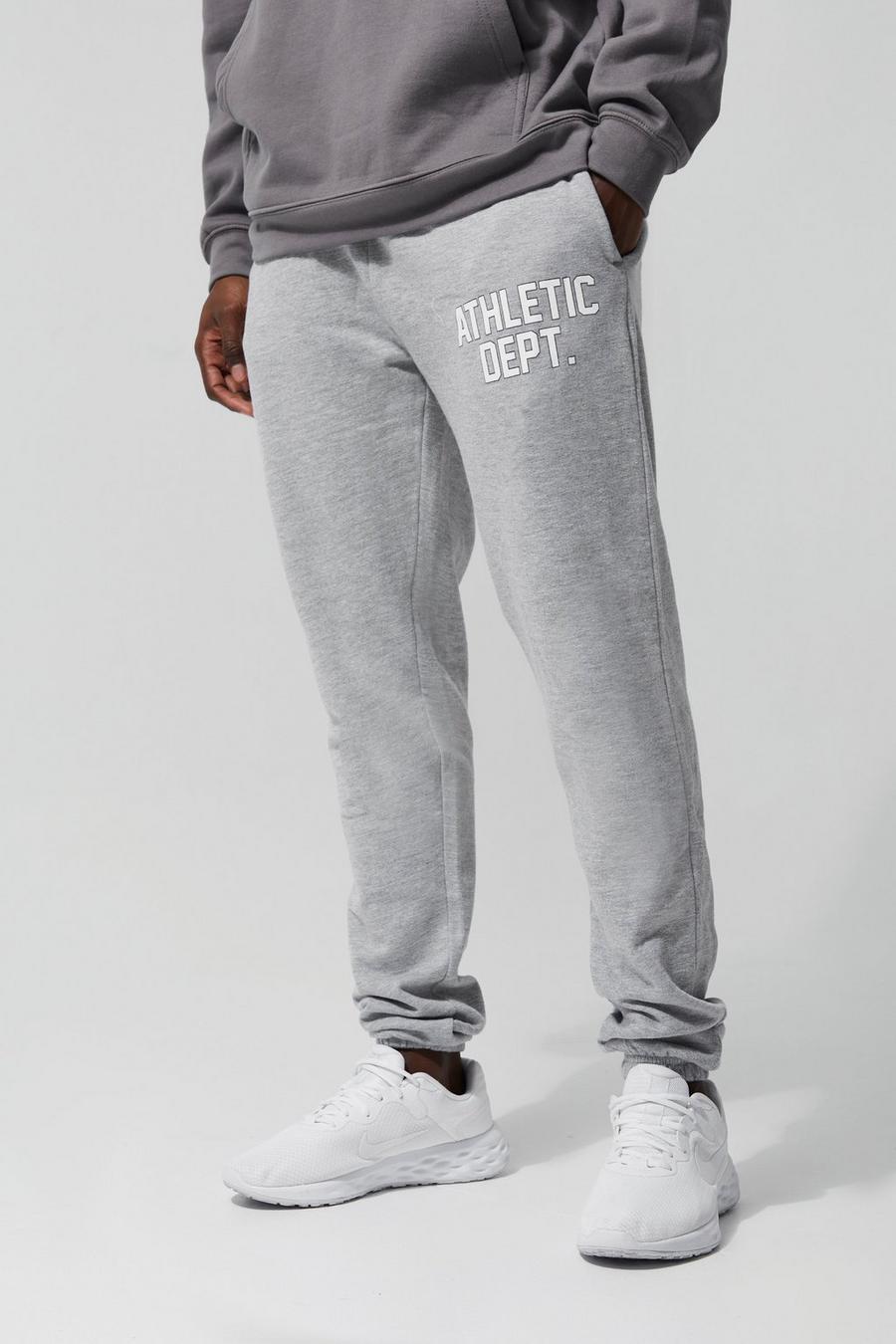 Grey grå Tall Man Active Athletic Dept. Joggers image number 1
