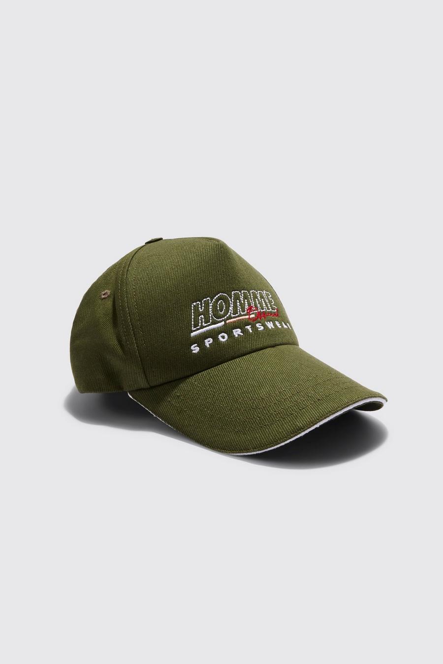 Forest green Homme Sportwear Embroidered Cap