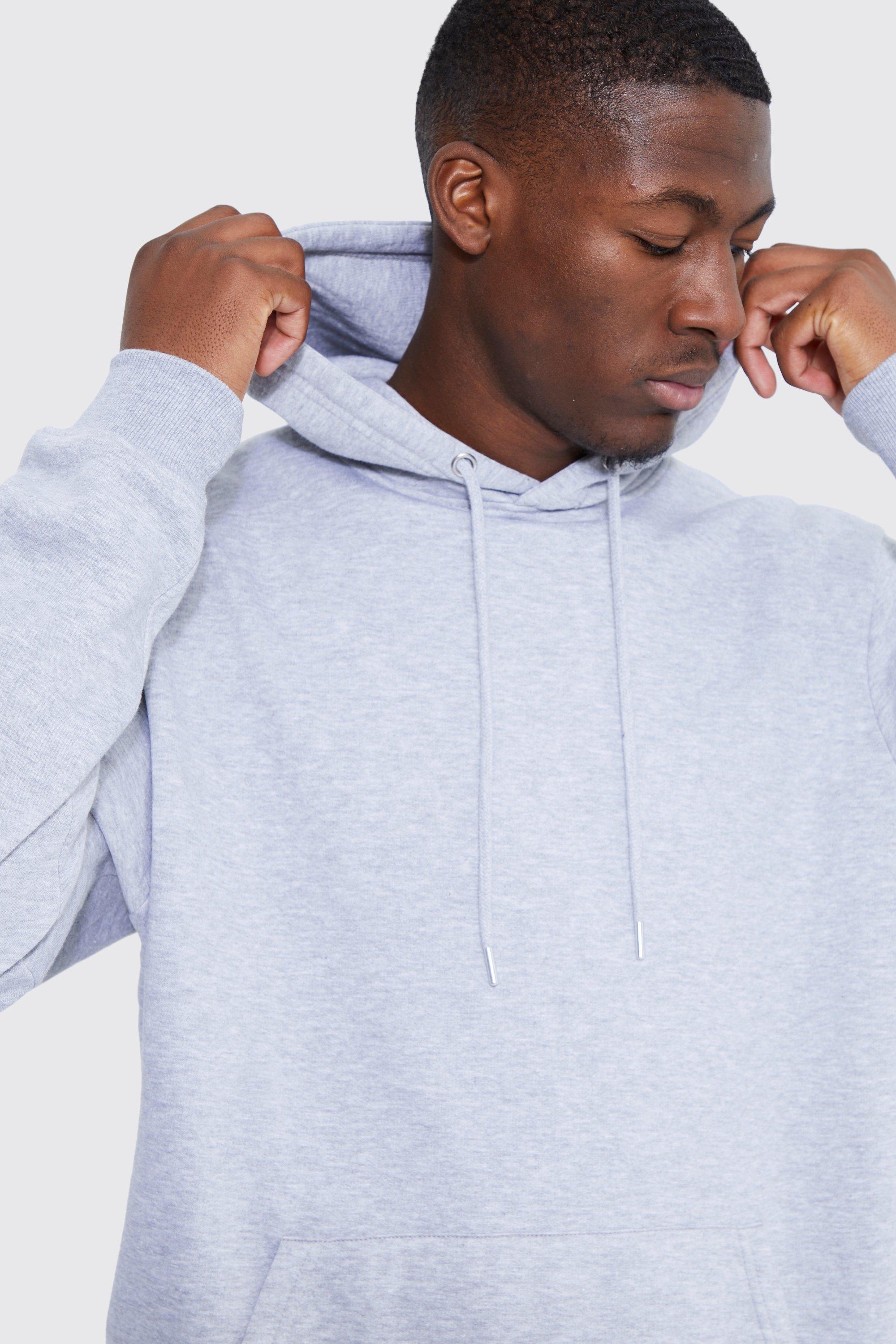 grey hoodie boohoo