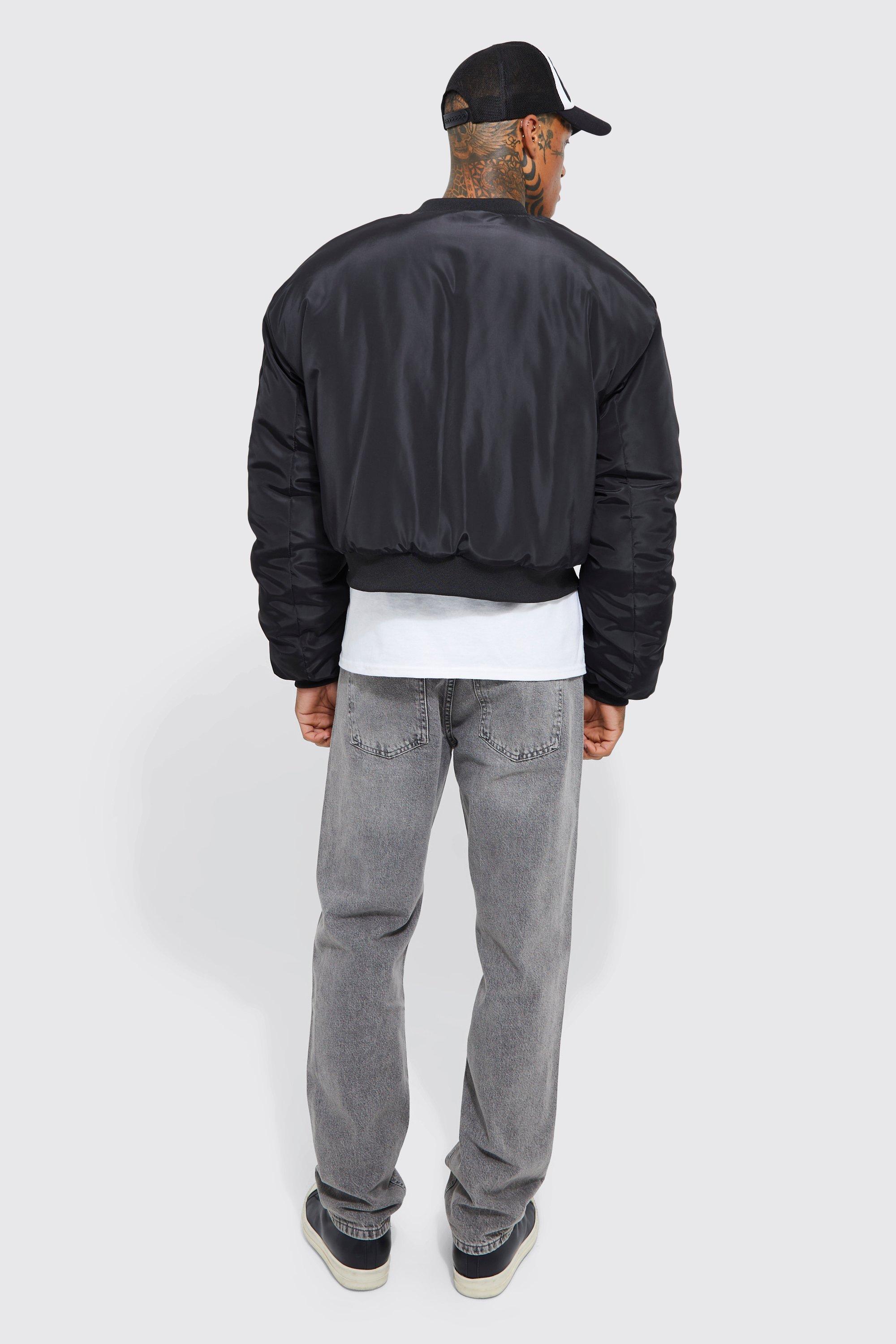 Sleevless Padded Nylon Bomber Jacket - Ready to Wear