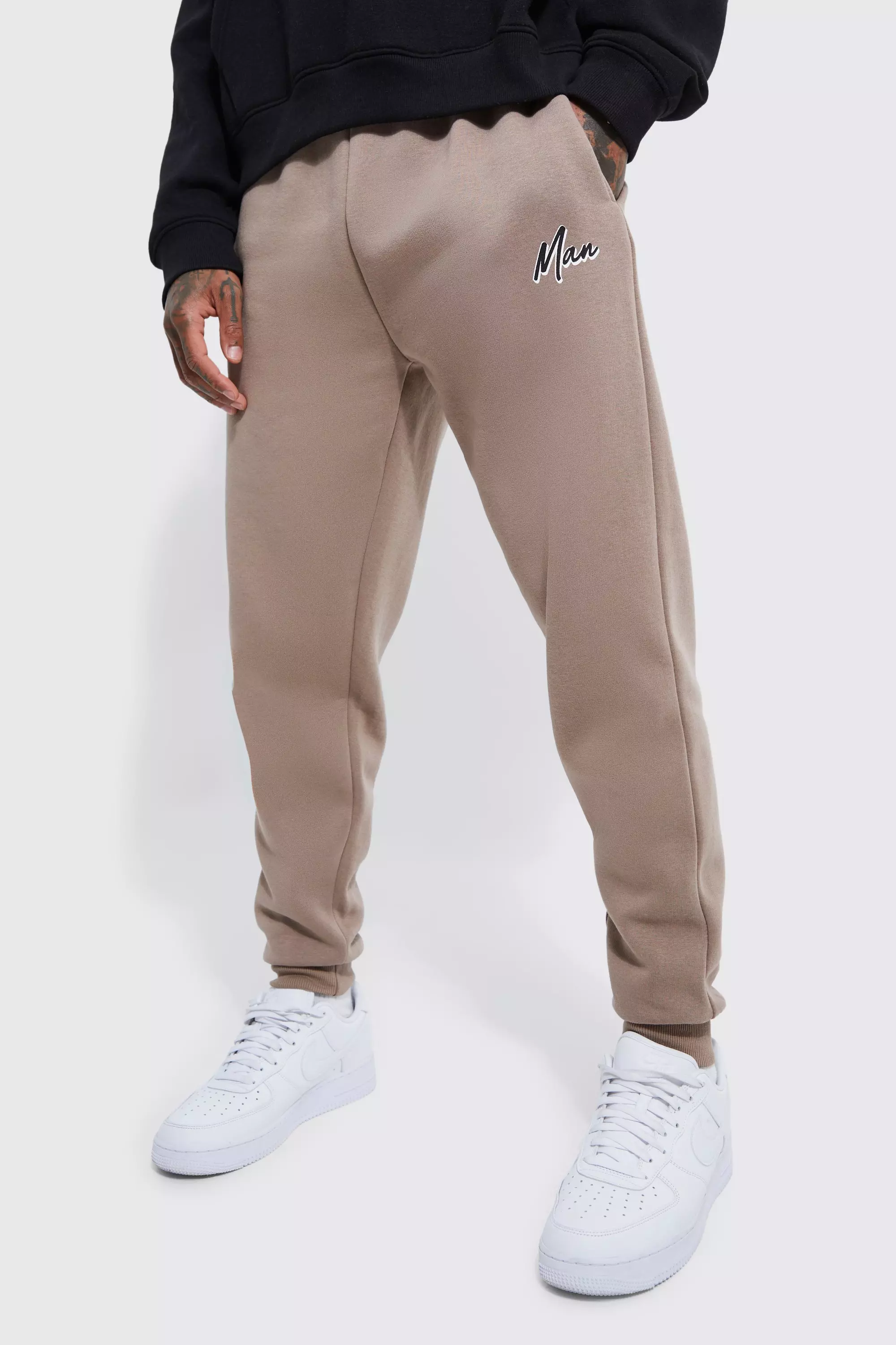 Taupe Man Slim Fit Jogger alternative image