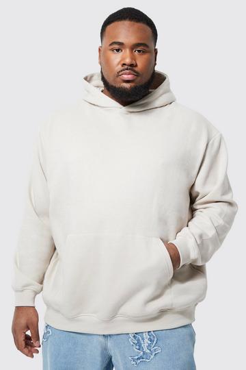 Plus Lightweight Oversized Hoodie stone