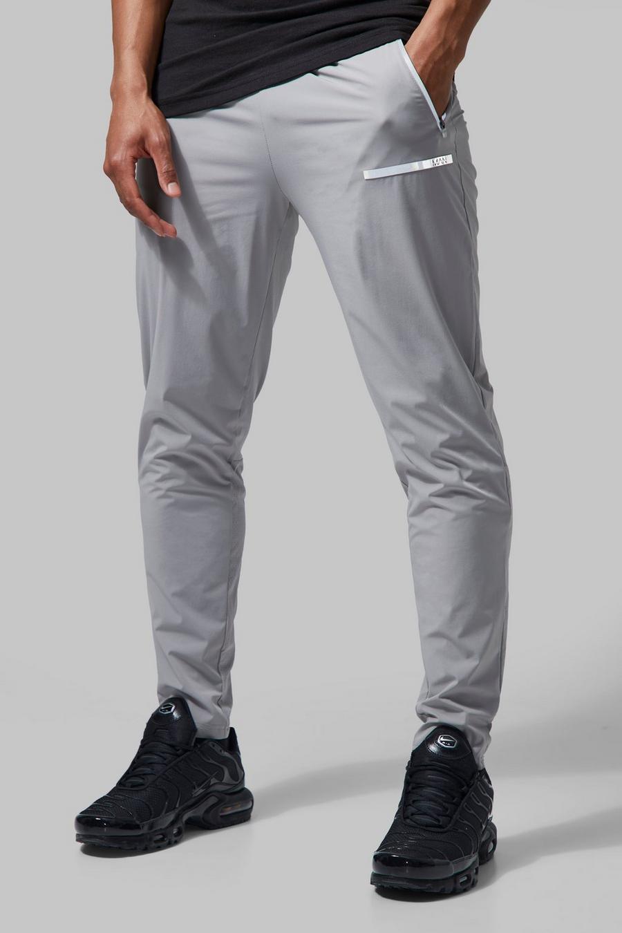 Ice grey Man Active Lightweight Tech Joggers image number 1