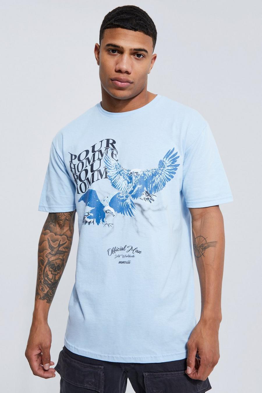 Blue Eagle Graphic T-shirt image number 1