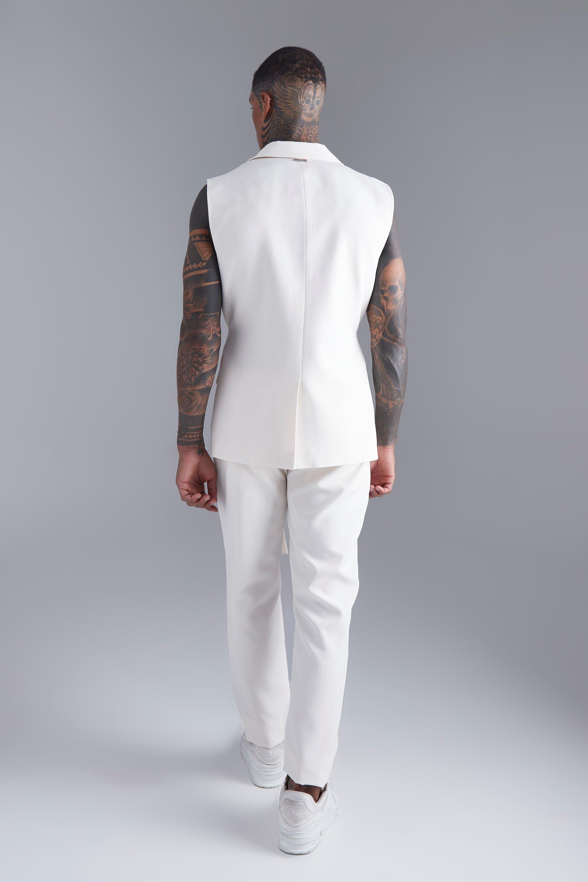 Mens white outlet dress jacket