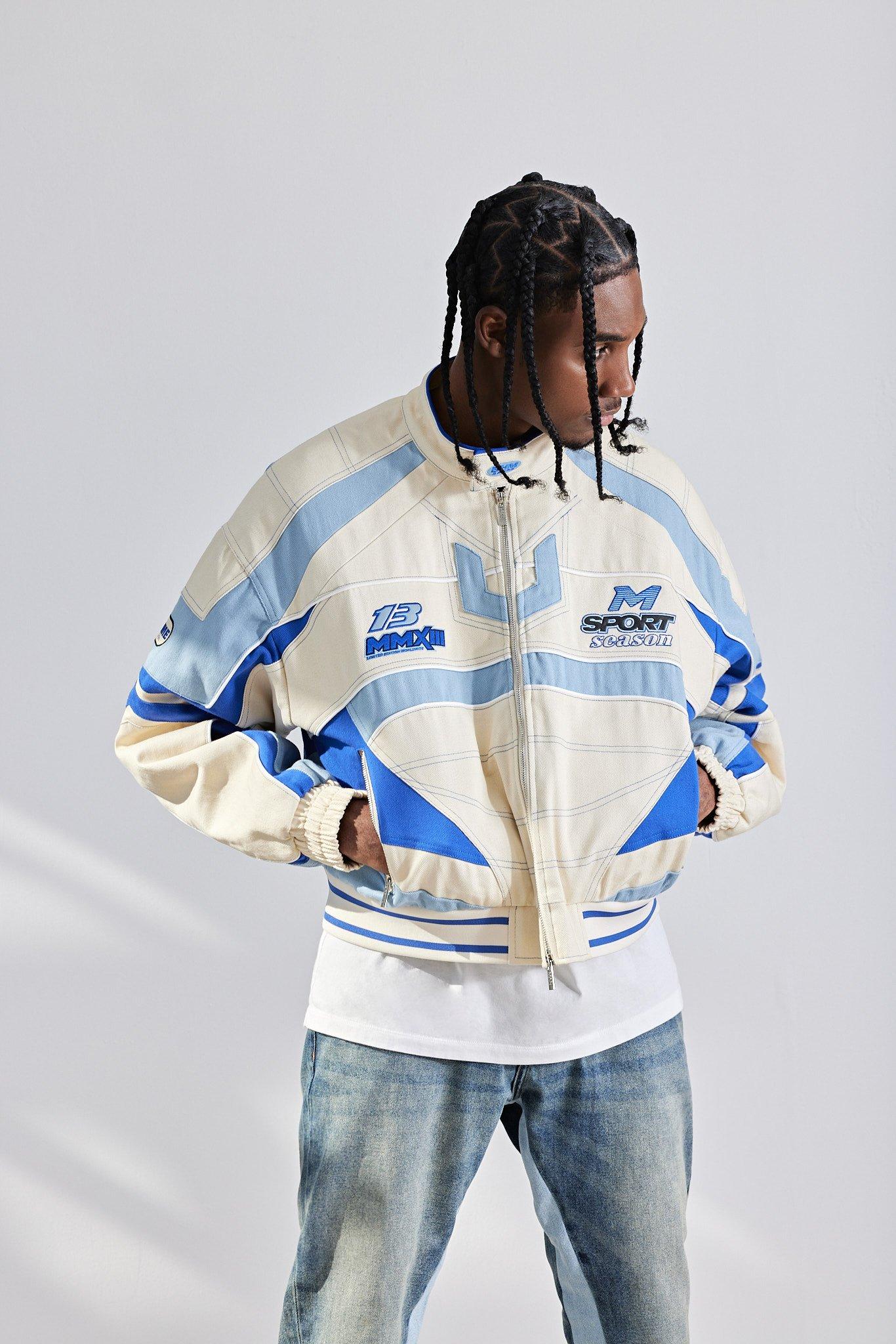 White 2025 twill jacket