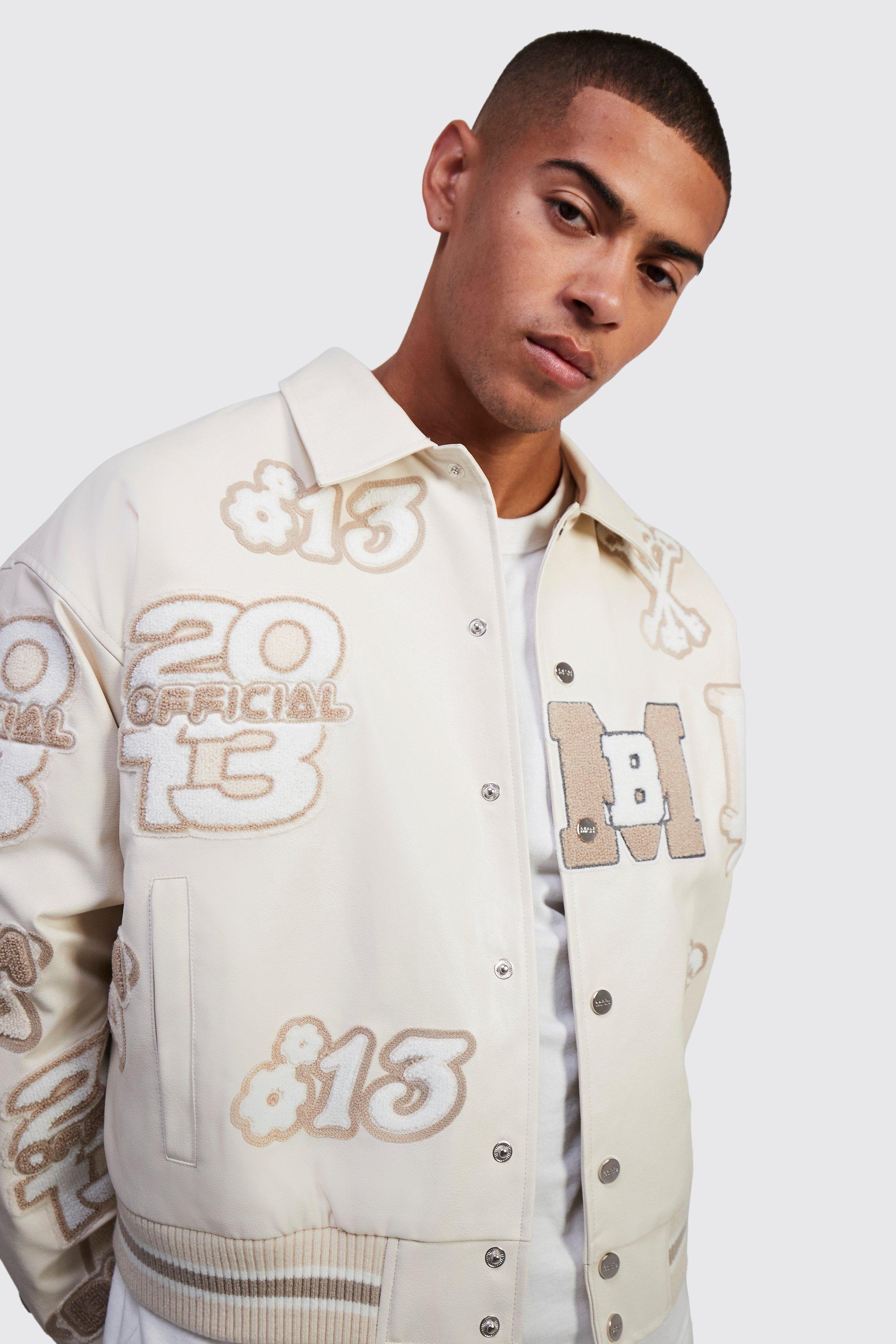 White 2025 jacket boohoo