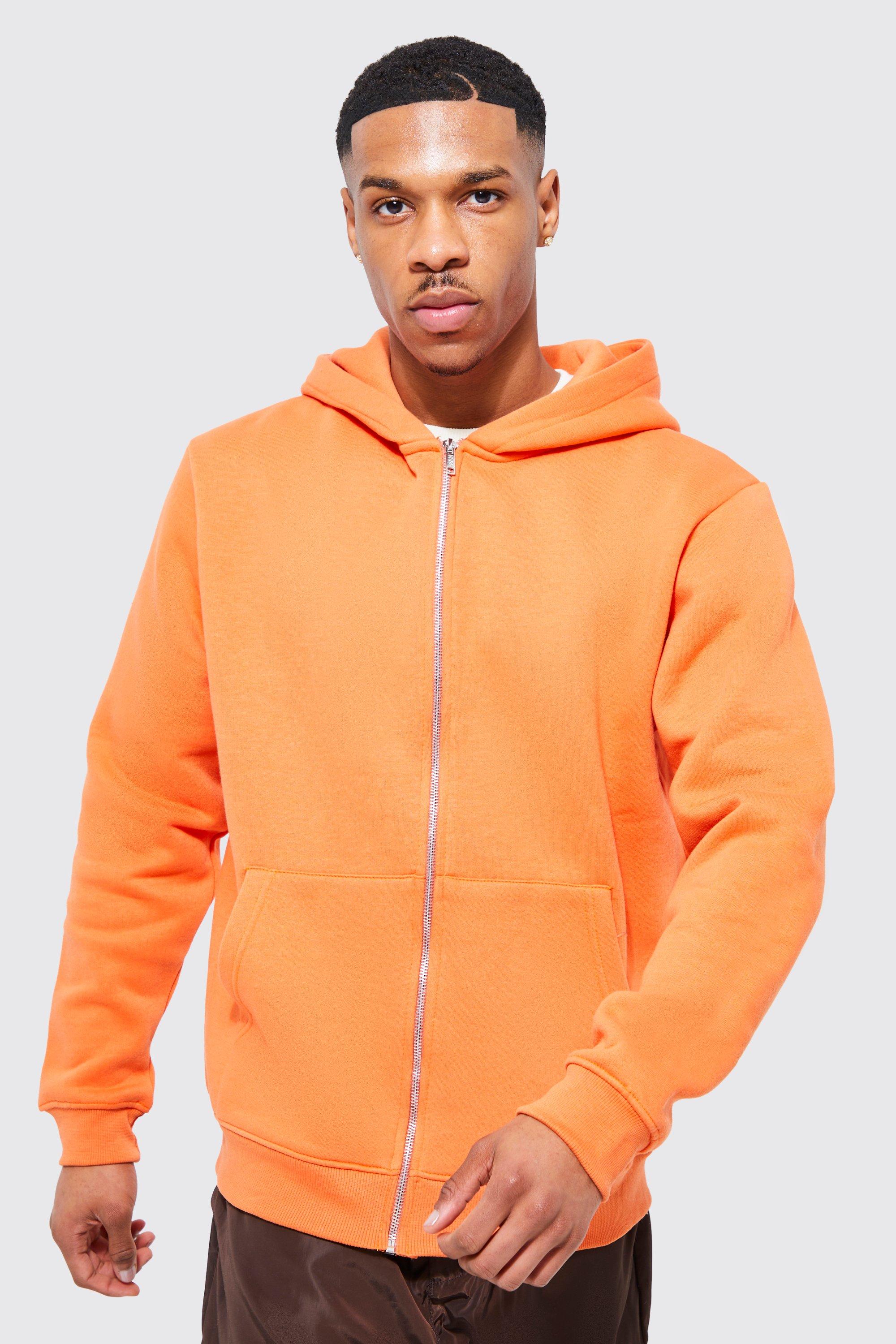 Orange zip up top online