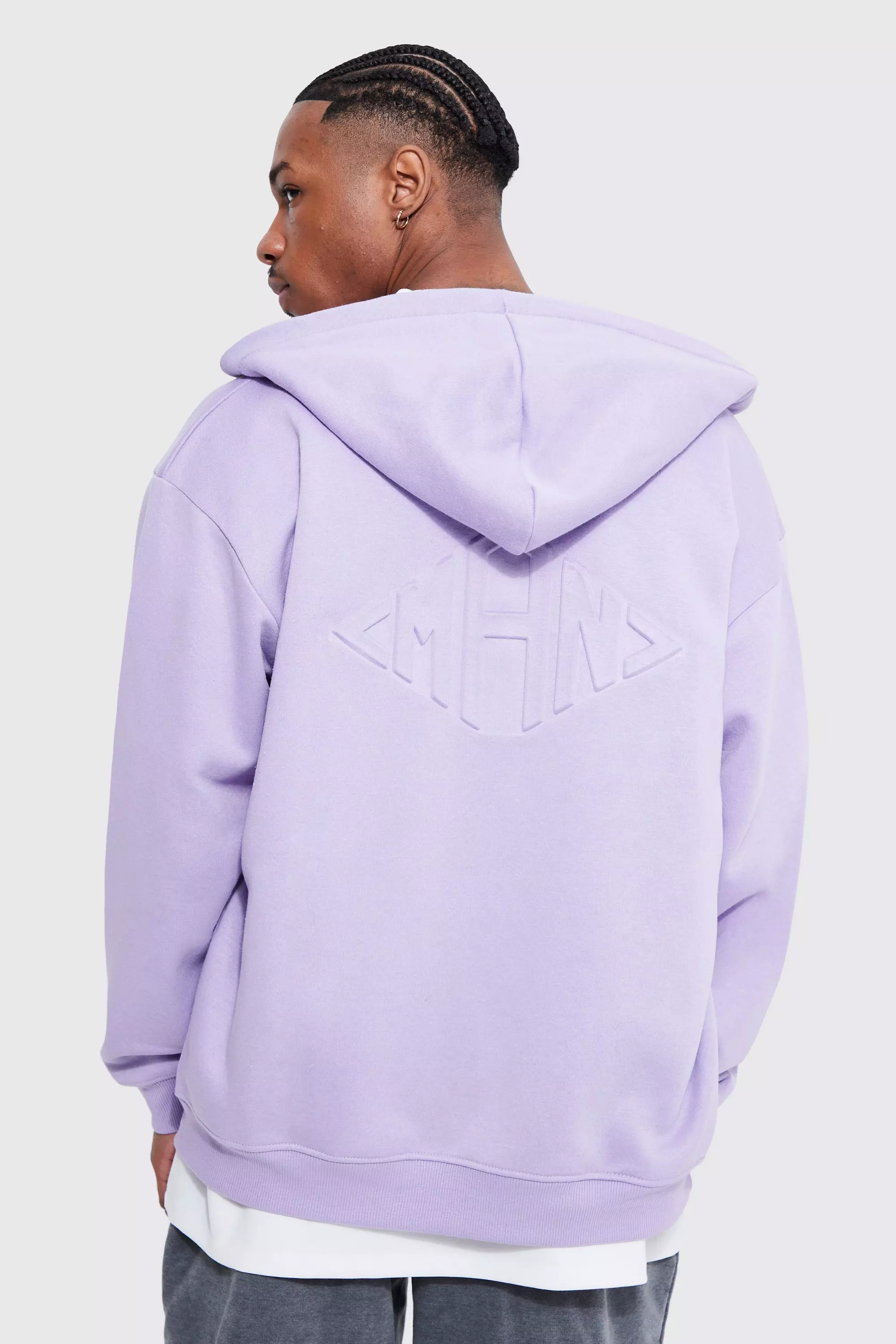 Lilac store zip hoodie