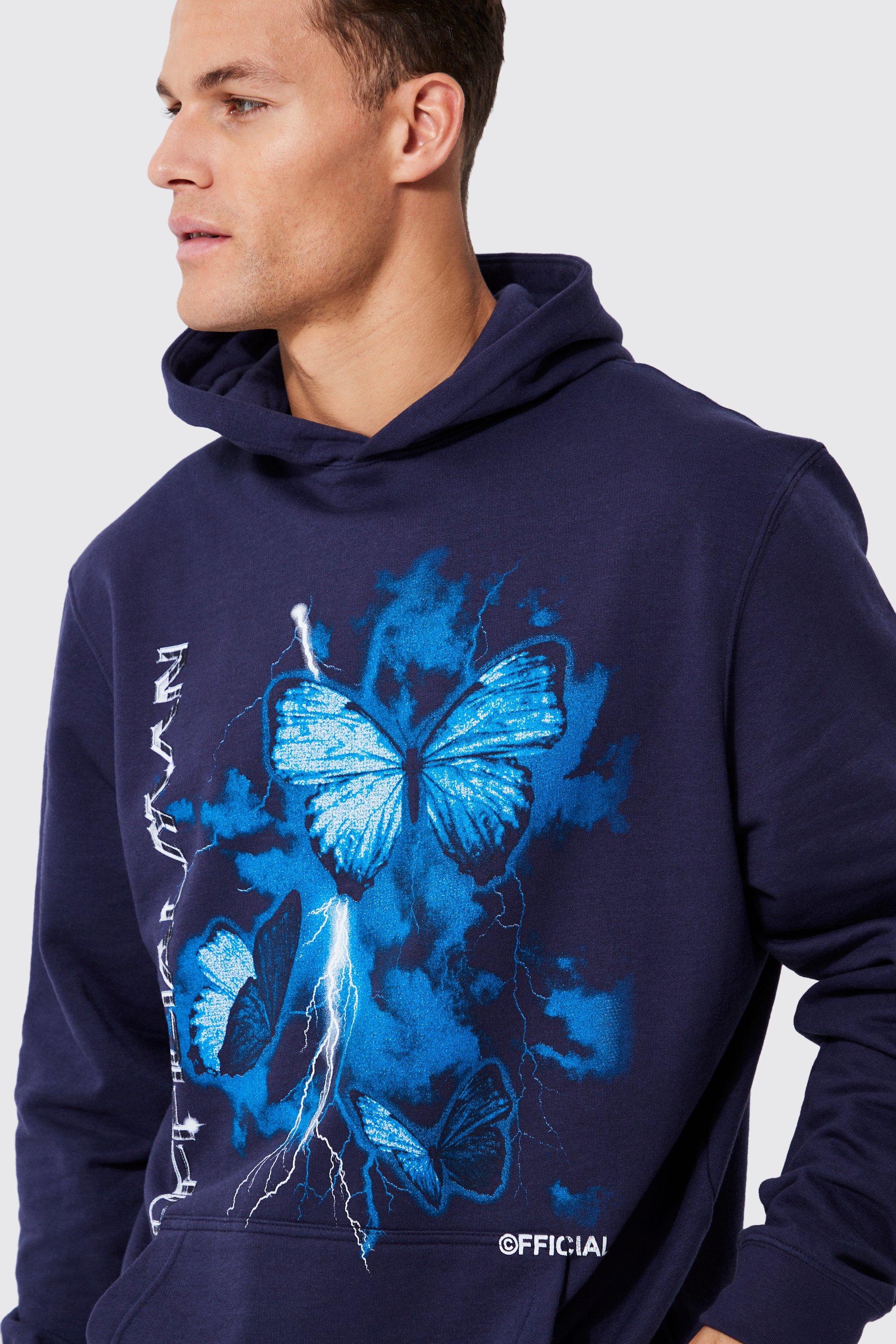 Tall Butterfly Graphic Hoodie