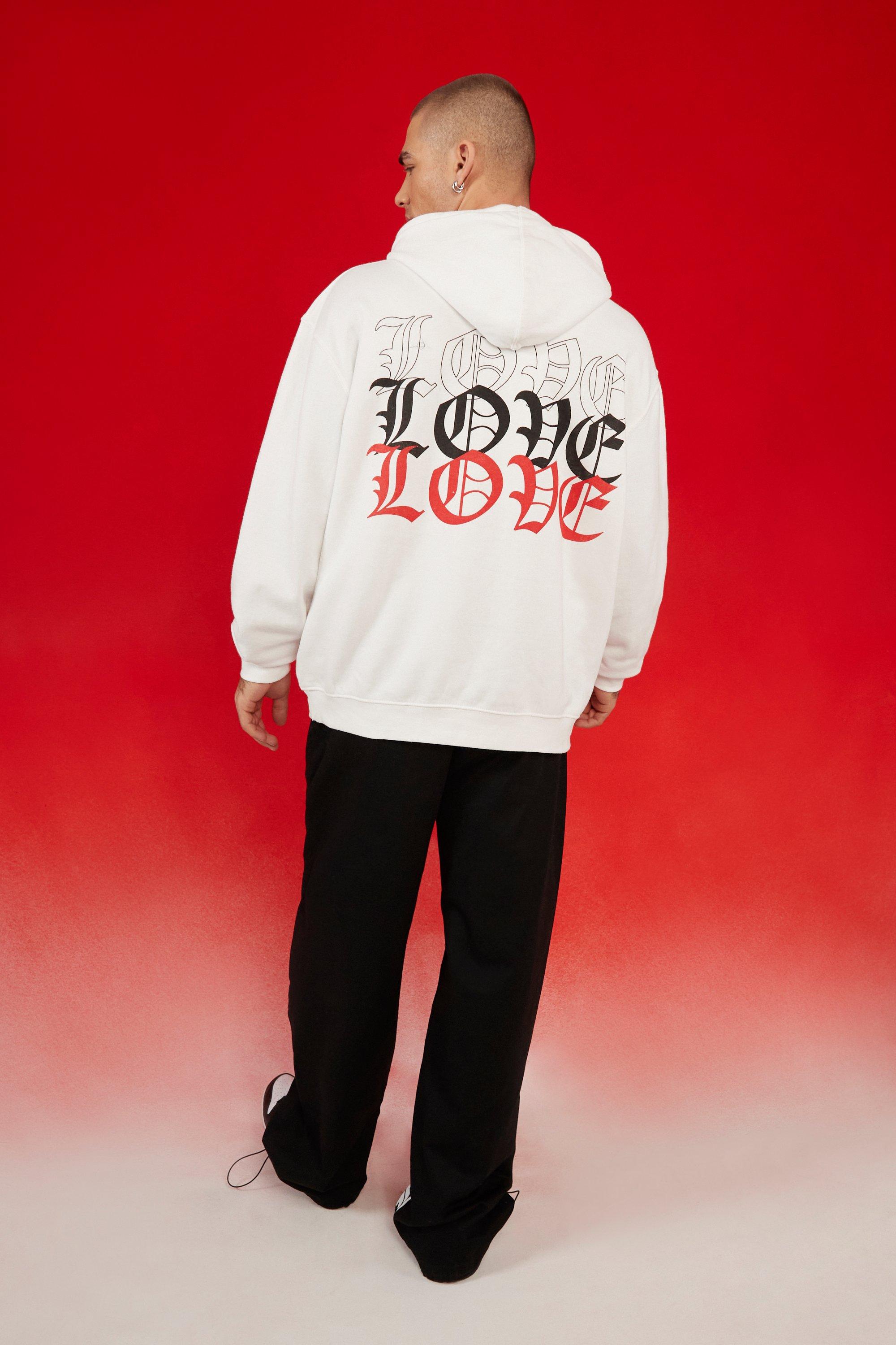 Love by letterbox oversized hoodie hotsell