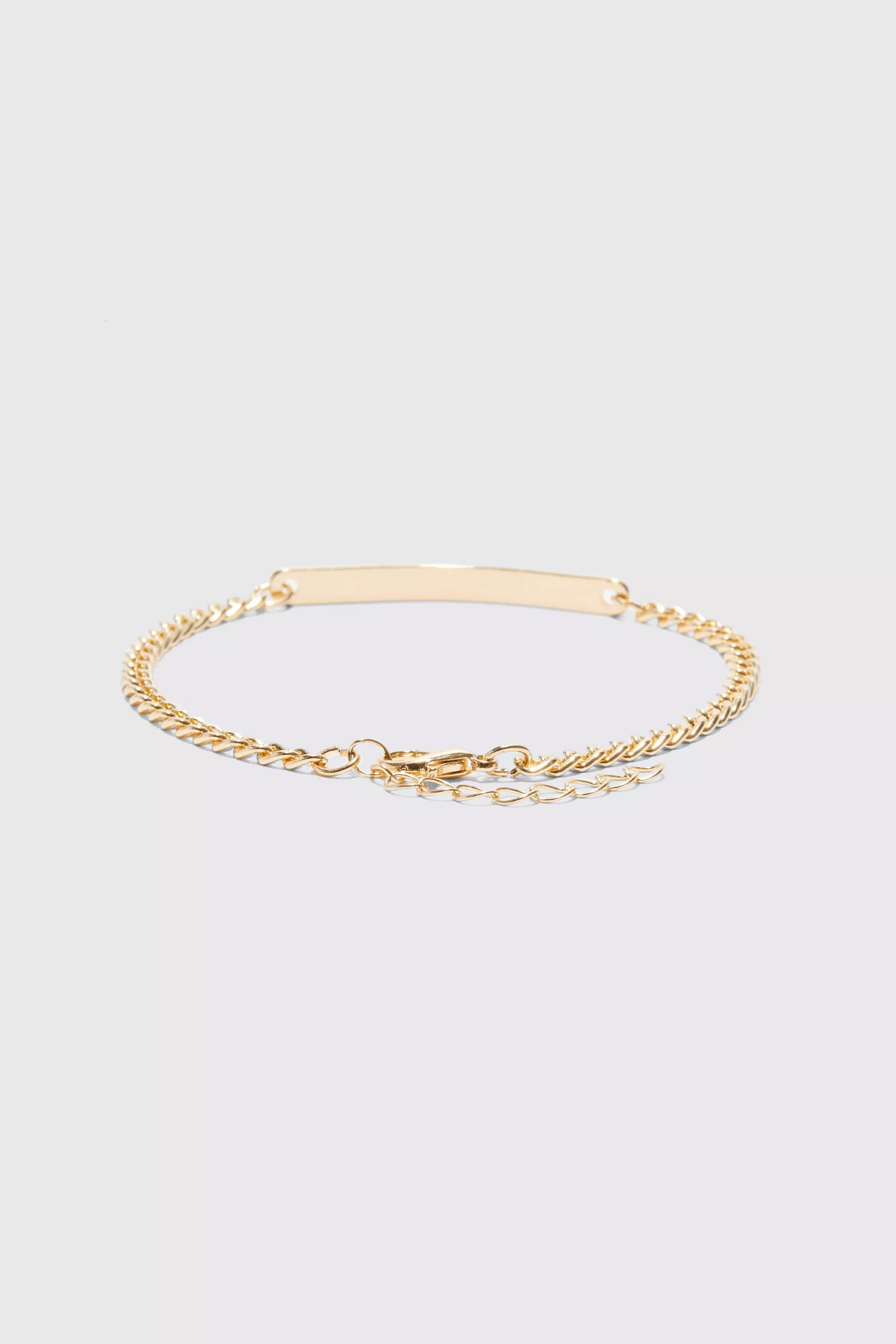 Gold Chunky Chain Bracelet Set alternative image