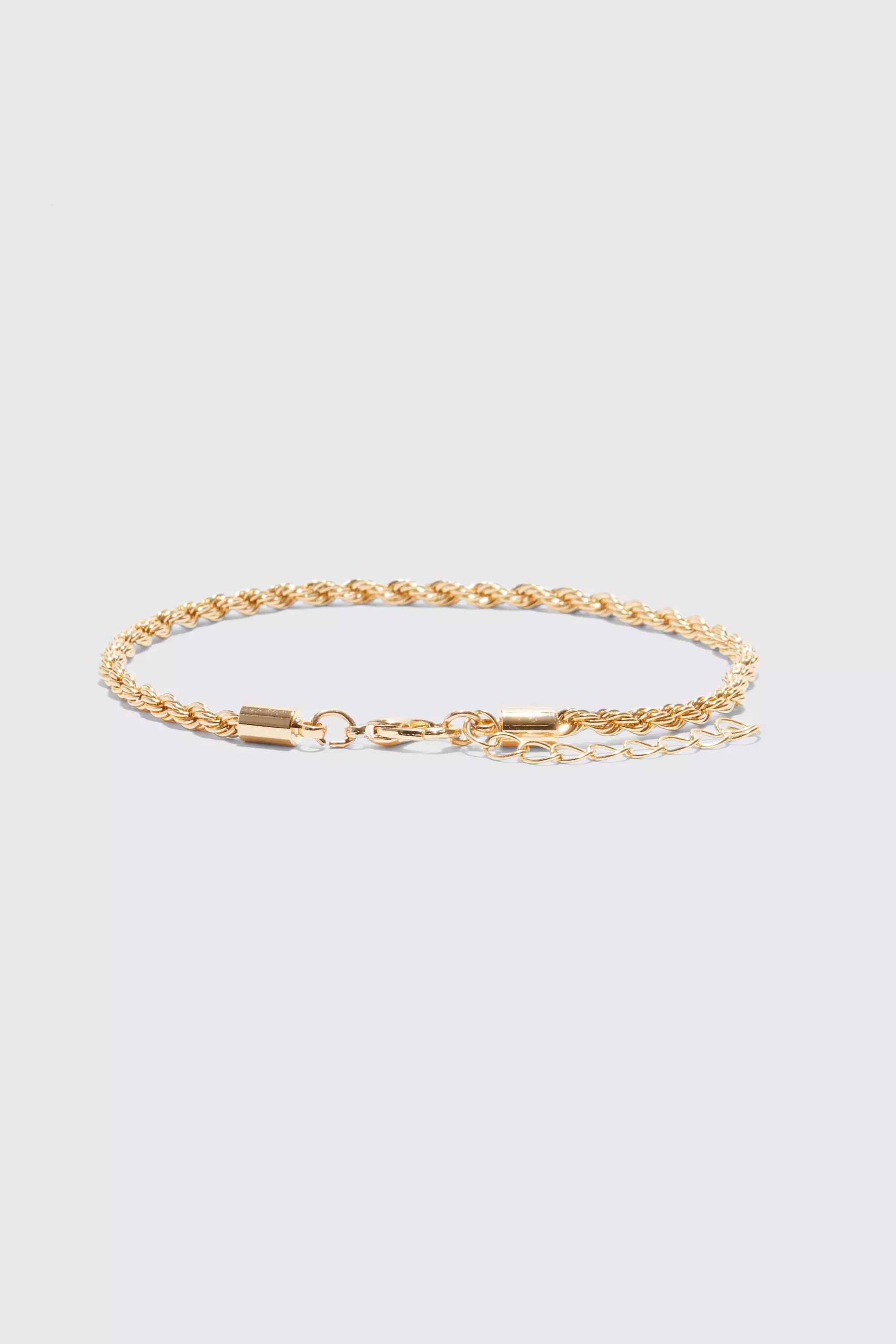 Gold Chunky Chain Bracelet Set alternative image