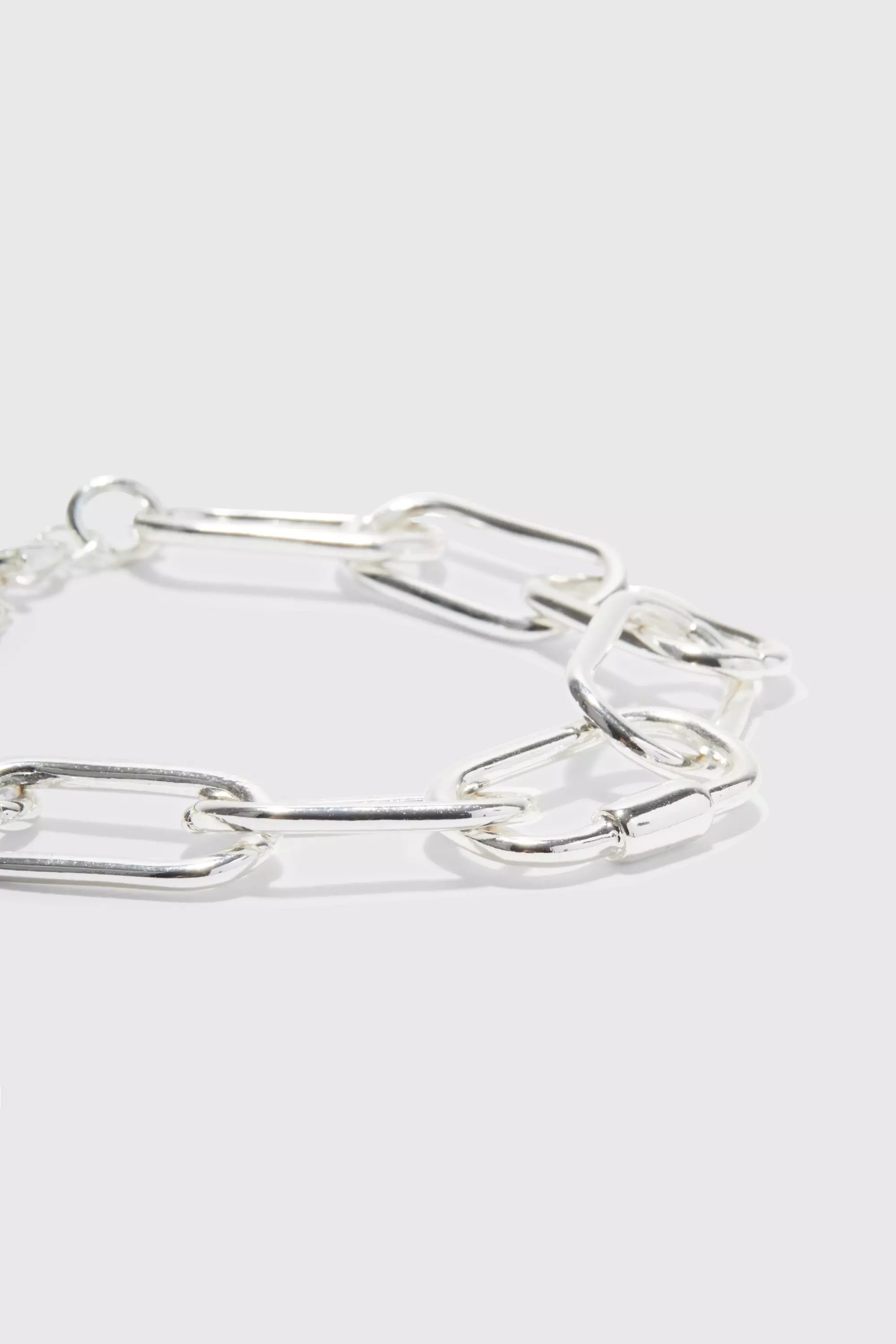 Silver Chunky Link Bracelet alternative image