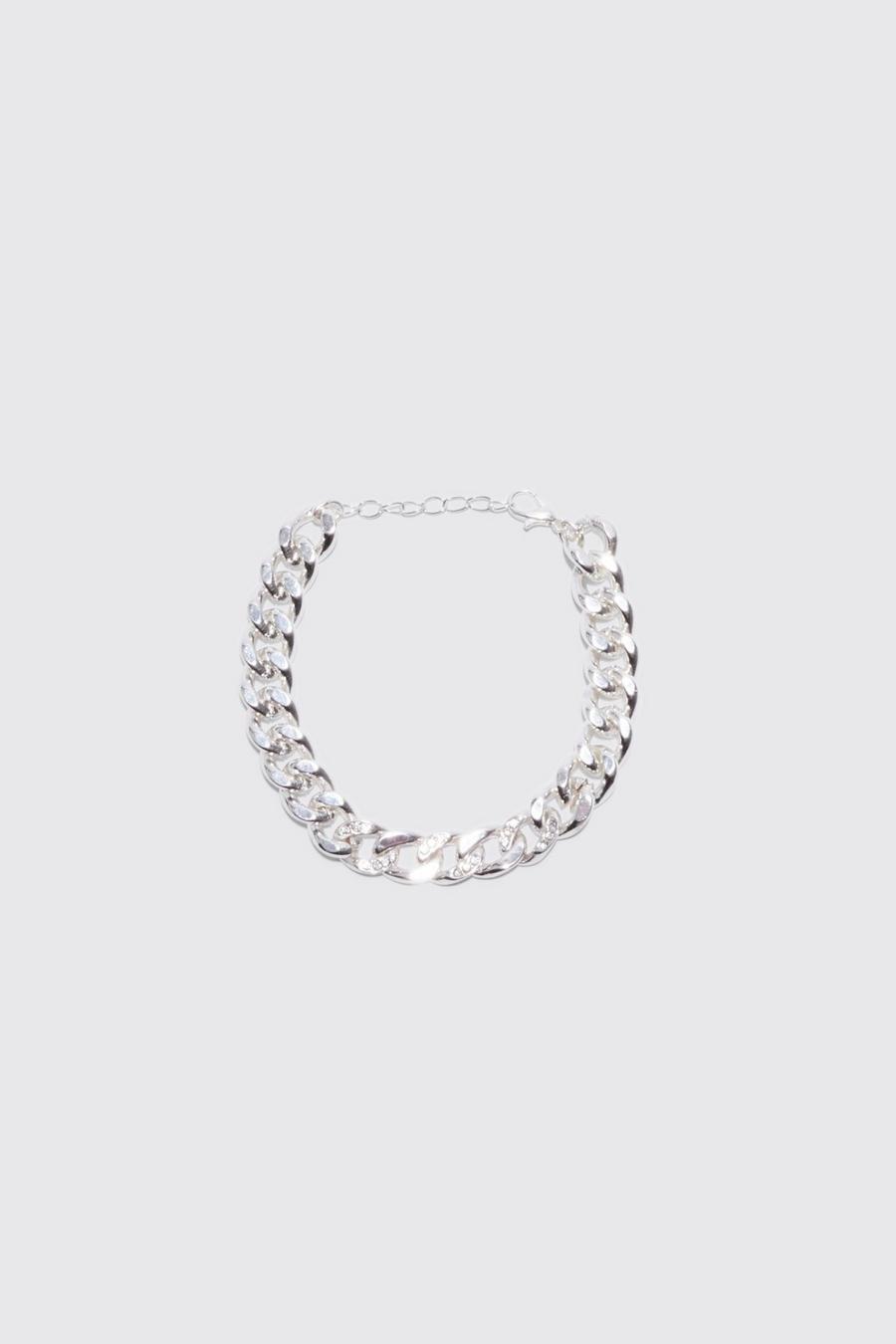 Chunky Chain Bracelet, Silver