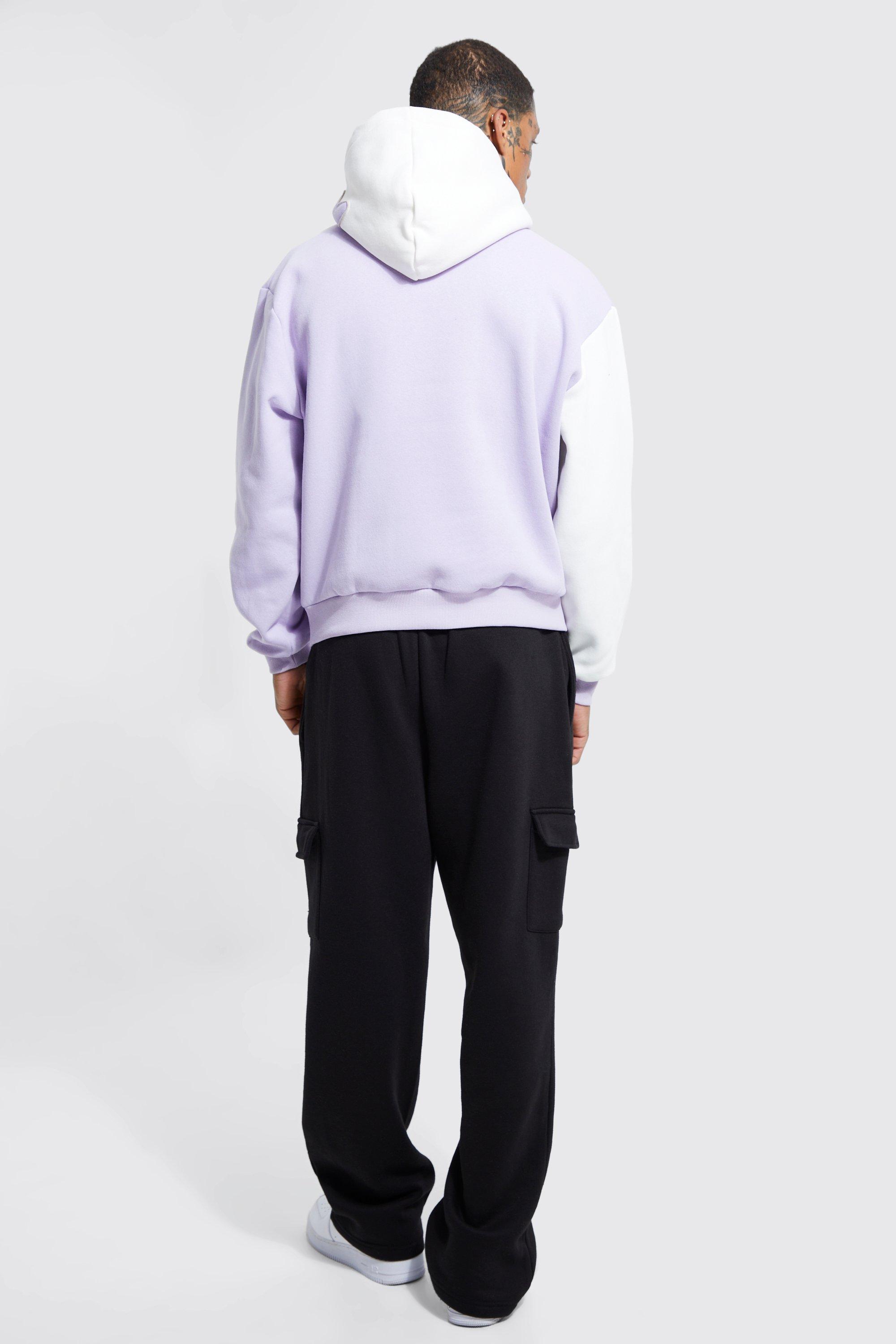 PURPLE BRAND Logo Appliqué Oversize Heavyweight Hoodie