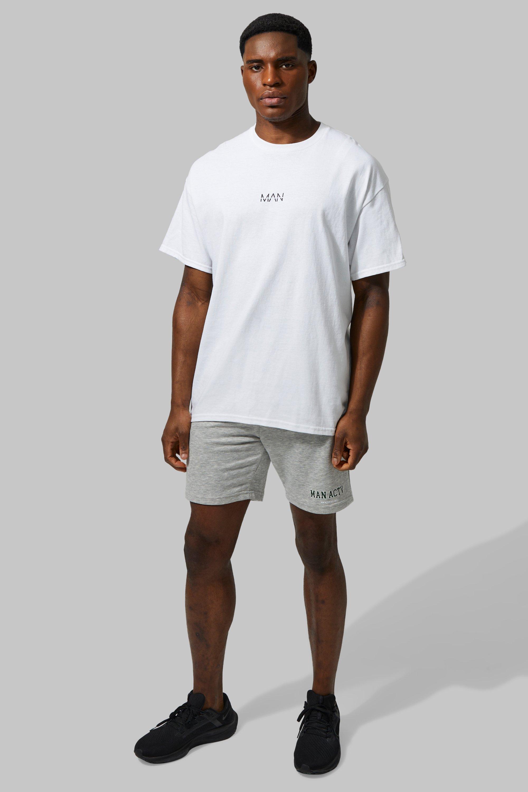 Man Active Gym Basic Oversized T-shirt