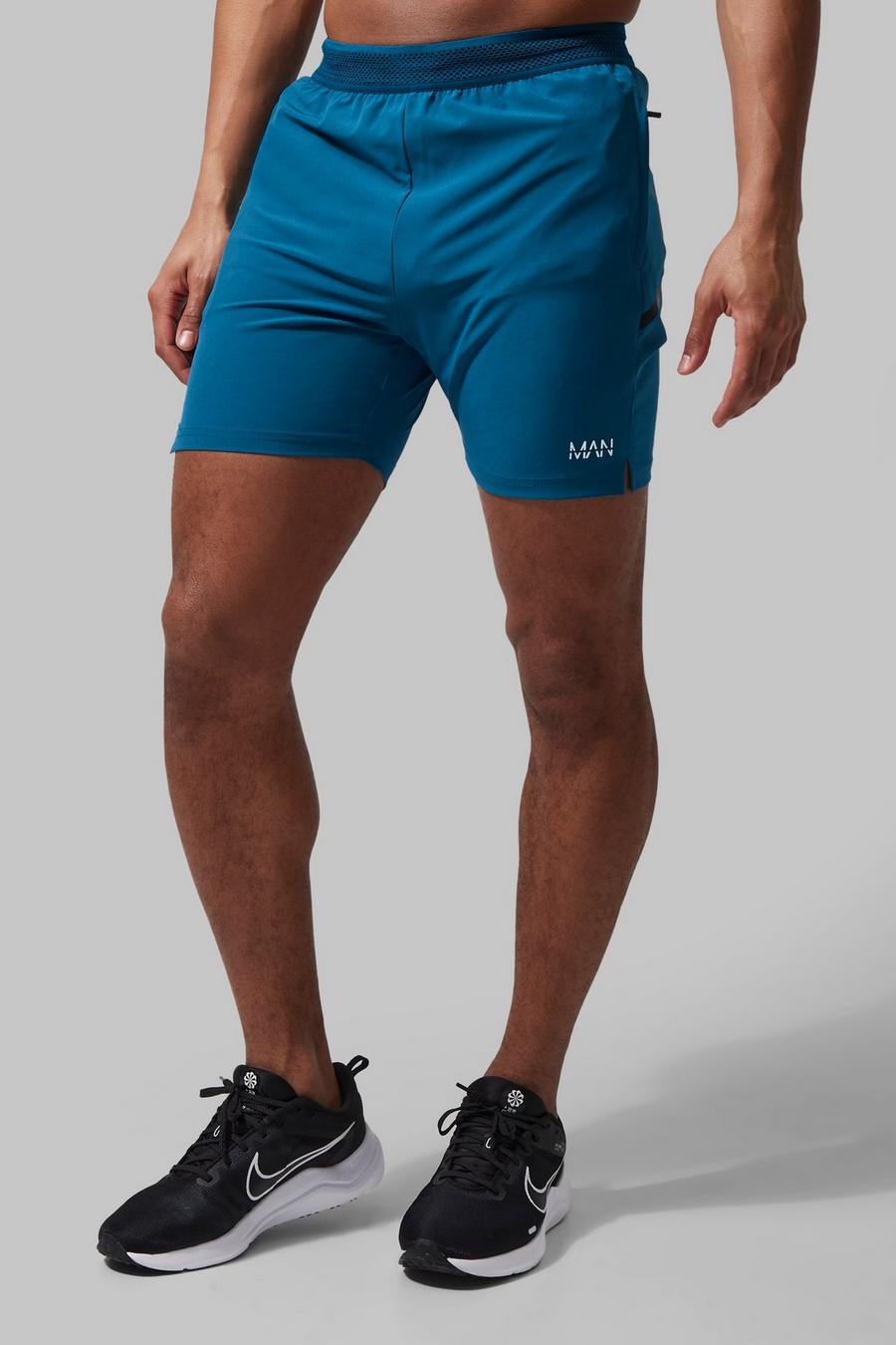 Man Active Performance-Shorts, Teal image number 1