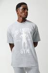 Man Active Los Angeles Gym Oversized T-shirt