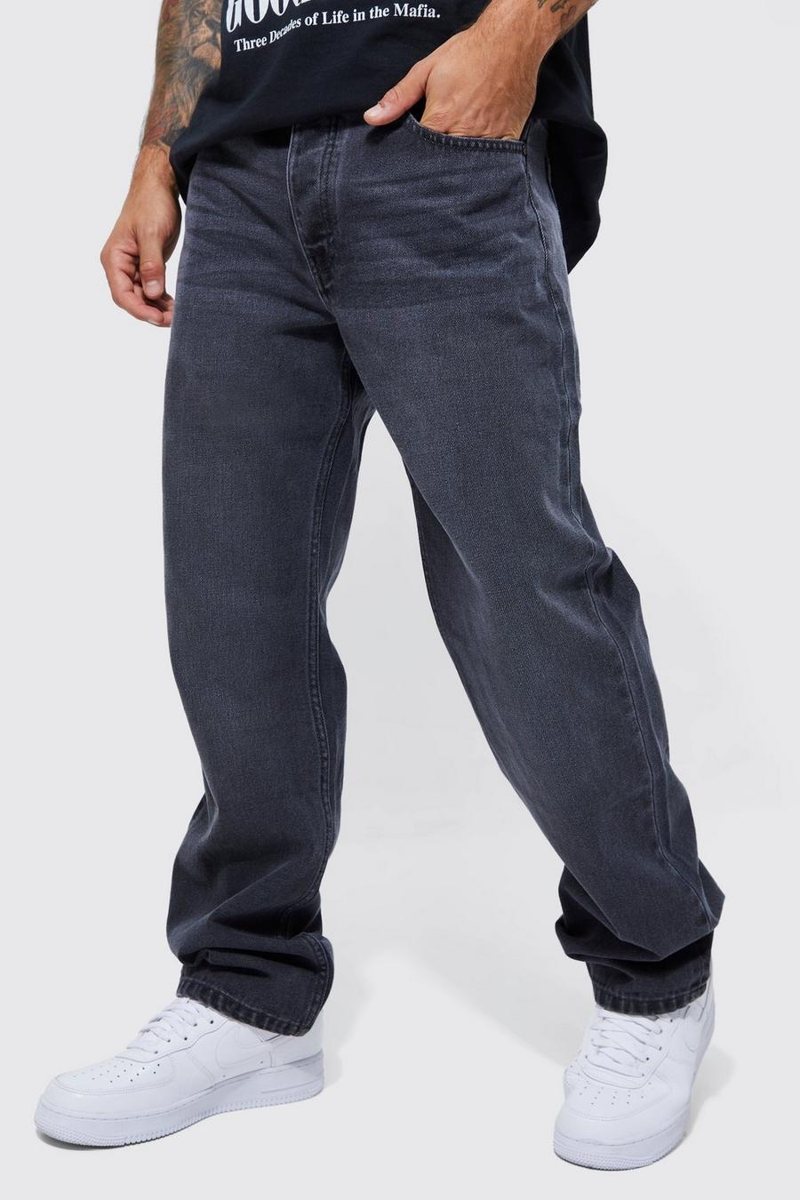 Dark grey Relaxed Rigid Jean image number 1