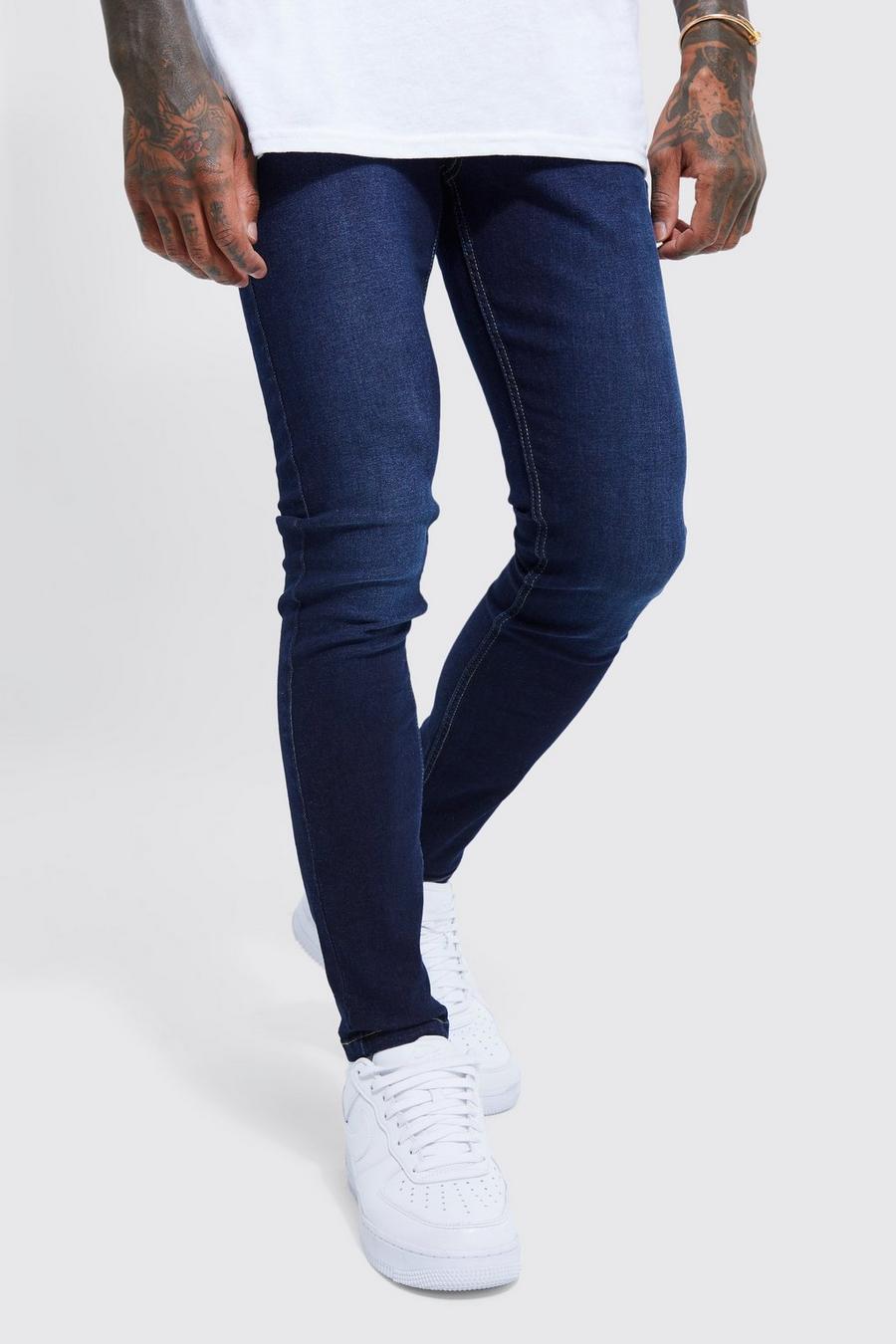 Dark blue Super Stretch Skinny Jeans image number 1